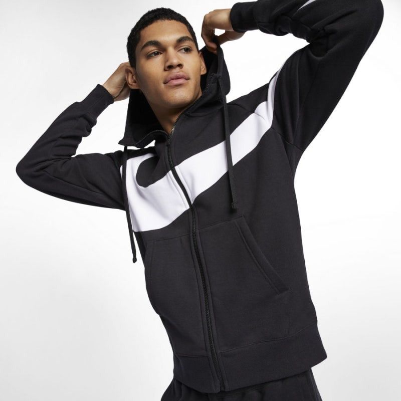 Nike Nike Big swoosh Full zipper hoodie jacket Size US XL / EU 56 / 4 - 2 Thumbnail