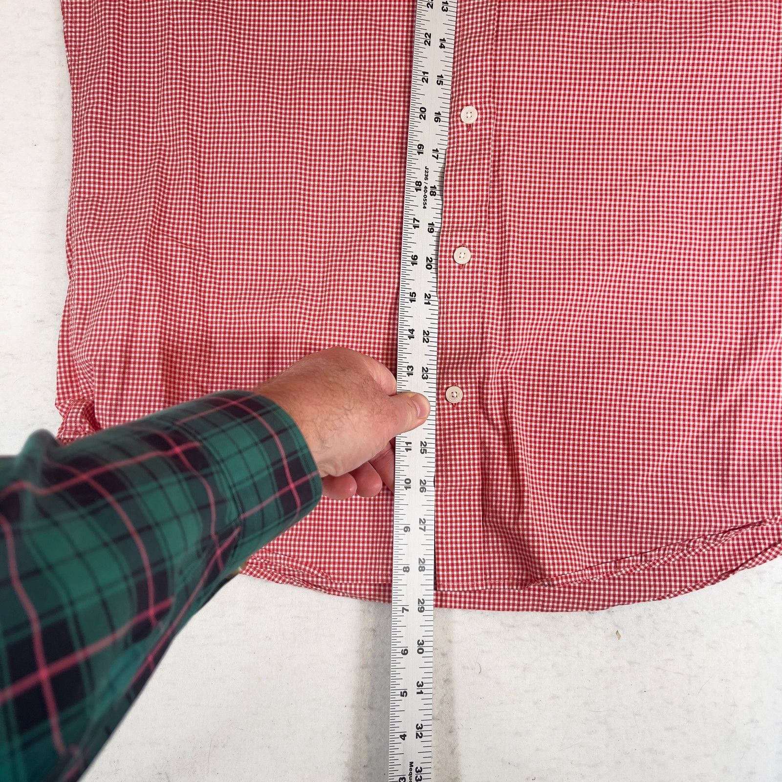 Banana Republic Banana Republic Factory Button Shirt Mens L SLIM FIT Red Size US L / EU 52-54 / 3 - 5 Thumbnail