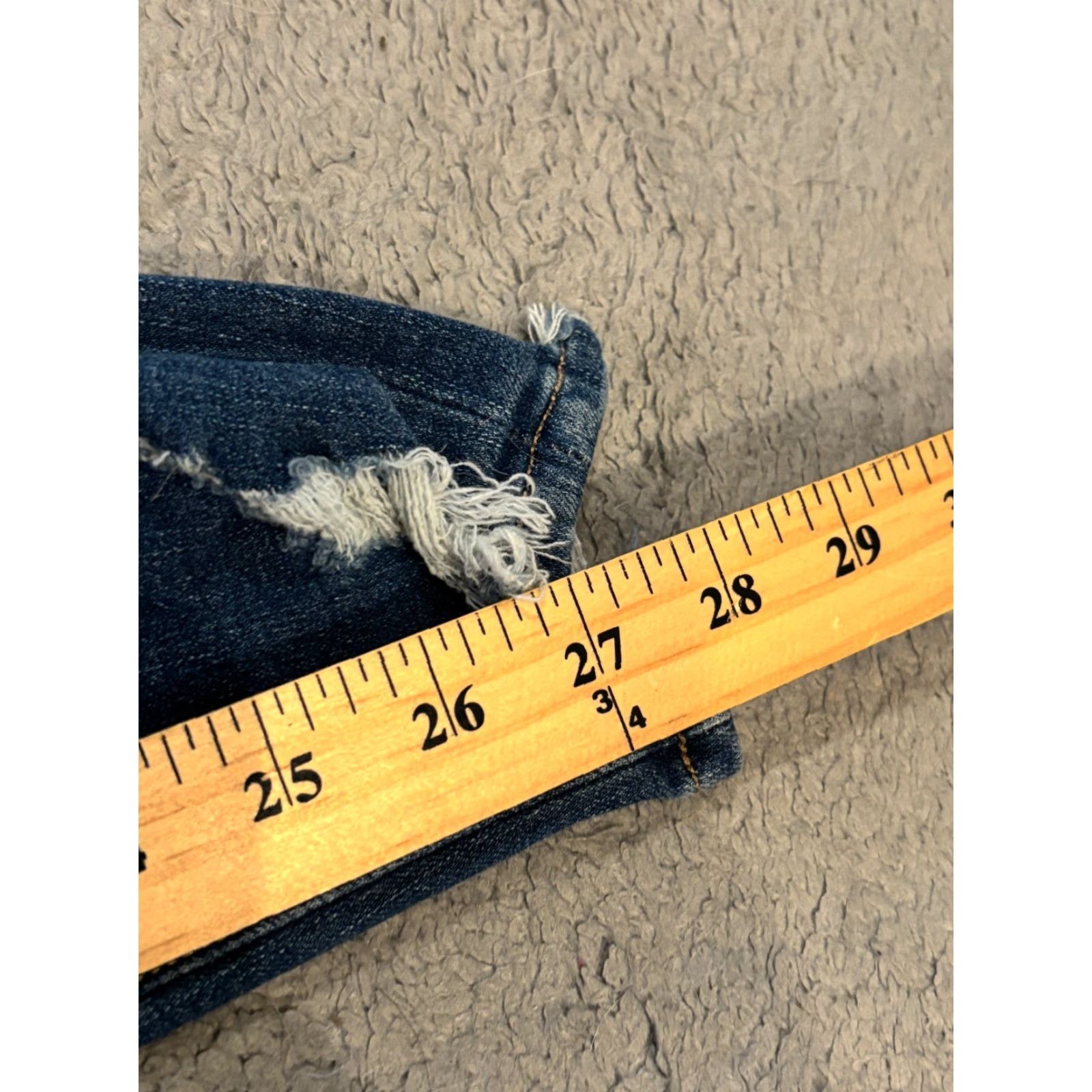 American Eagle Outfitters American Eagle Jeans Womens 0 Dark Blue Denim Super Hi-Rise Curvy Jegging Skinny Size 25" / US 0 / IT 36 - 7 Thumbnail