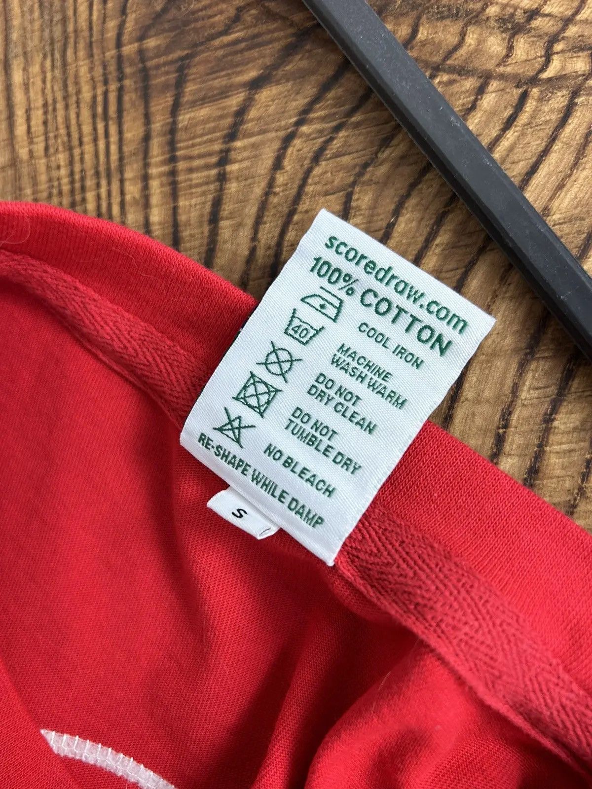 Vintage Score Draw England #6 Retro Style 1966/70 Long Sleeve Jersey Size US S / EU 44-46 / 1 - 9 Thumbnail