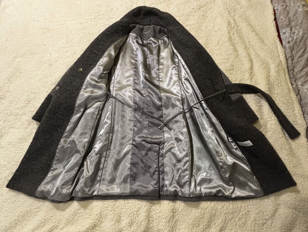 Calvin Klein Women’s gray Coat0226 Size S / US 4 / IT 40 - 8 Thumbnail