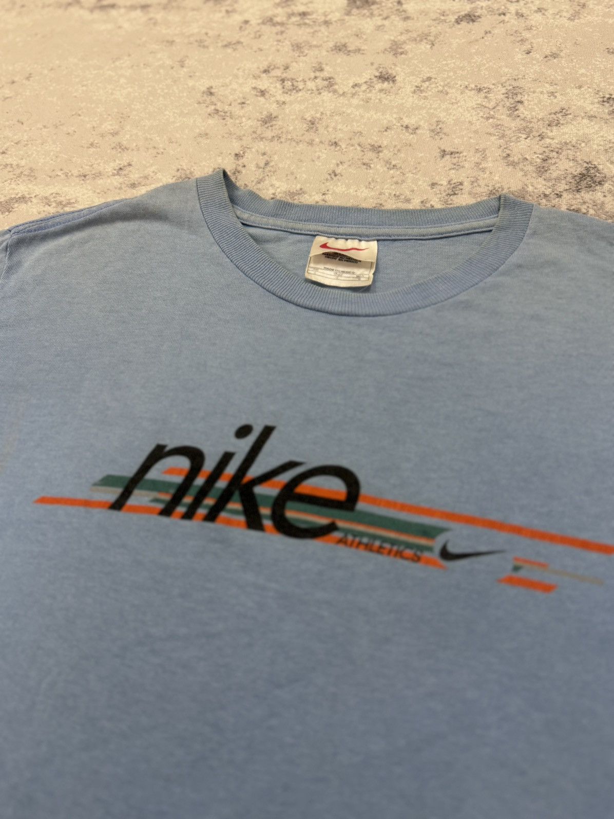 Nike VINTAGE 90s NIKE SWOOSH DISTRESSED LONGSLEEVE TSHIRT Size US S / EU 44-46 / 1 - 5 Thumbnail