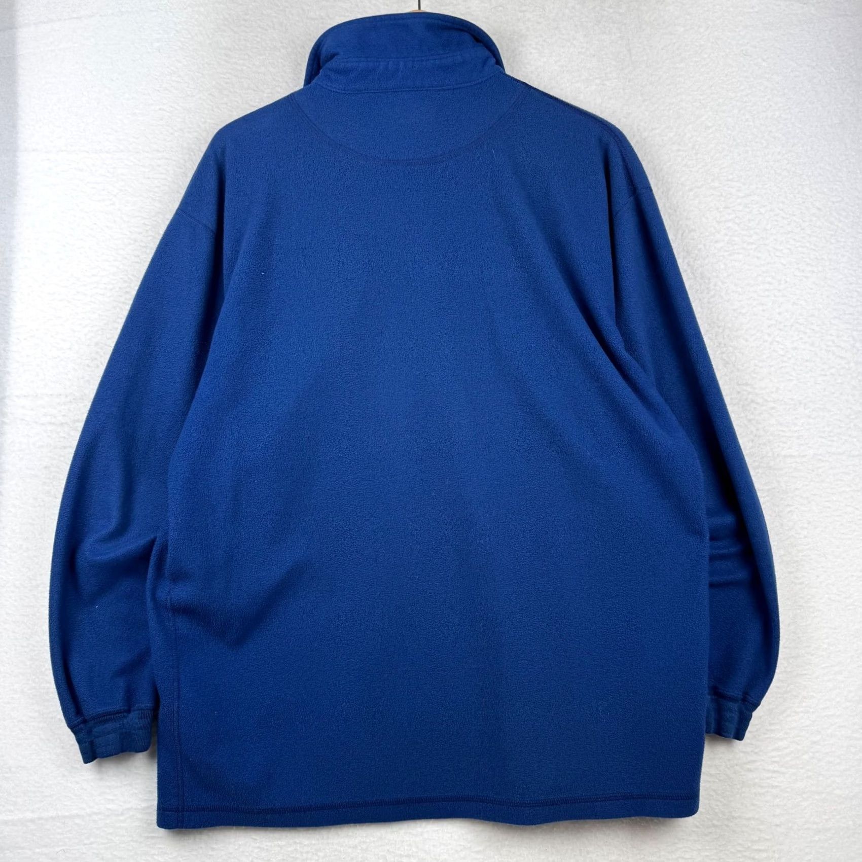 Vintage VINTAGE REI Sweater Pullover 90s Fleece Polartec Mock Neck Long Sleeve Blue Mens L 1/4 Snap Button GORP Size US L / EU 52-54 / 3 - 7 Thumbnail