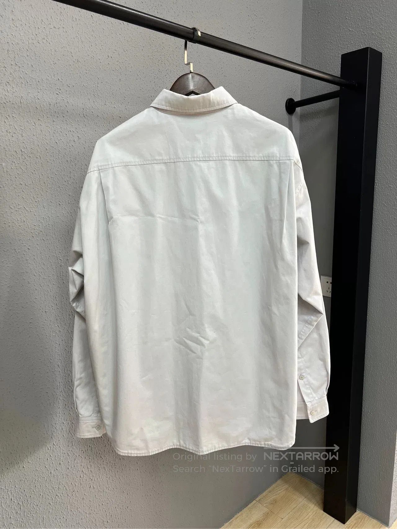 Balenciaga Balenciaga Denim Slogan Shirt. Size US S / EU 44-46 / 1 - 2 Thumbnail