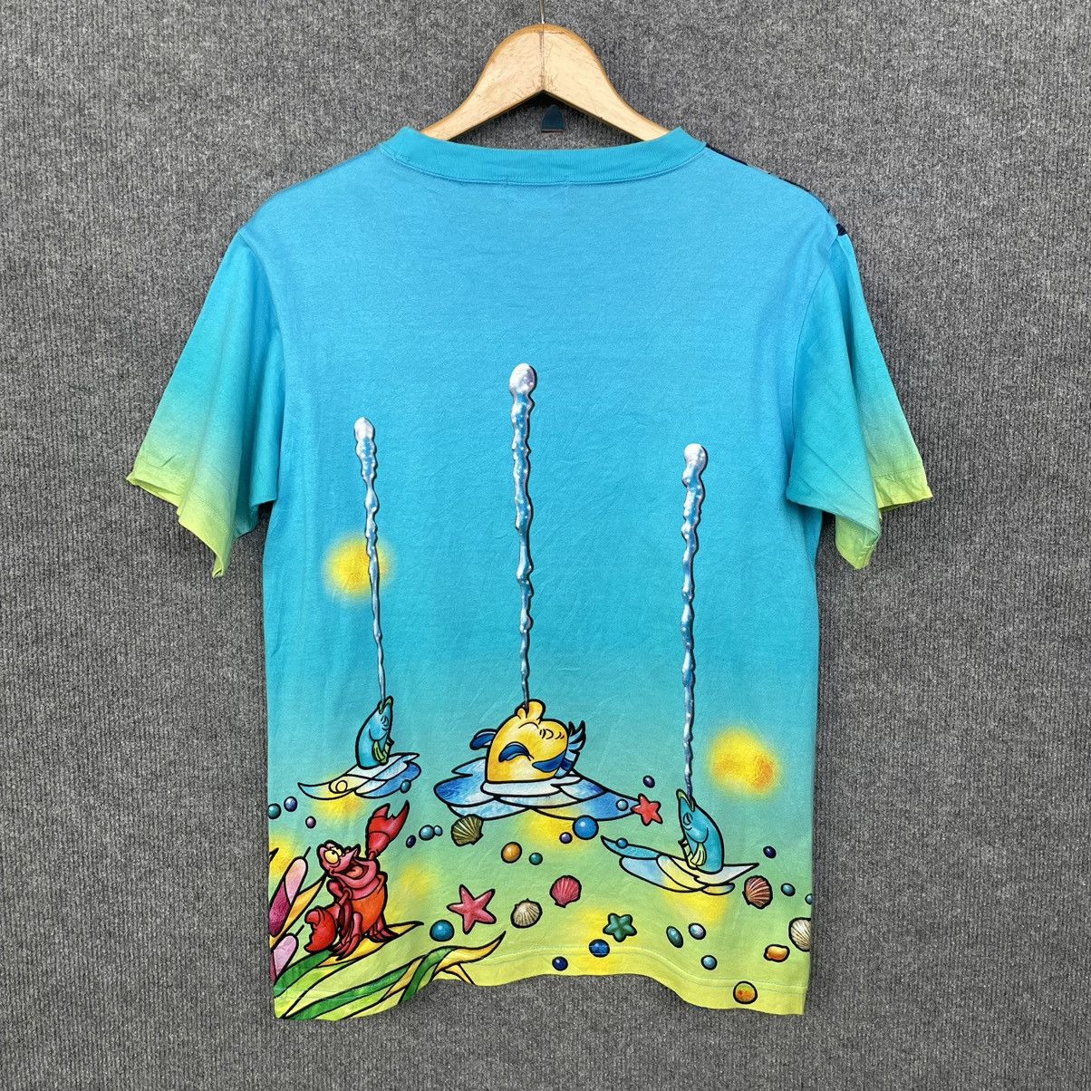 Disney × Vintage Vintage 2000s Disney Little Mermaid Movie AOP T Shirt Size US S / EU 44-46 / 1 - 4 Thumbnail