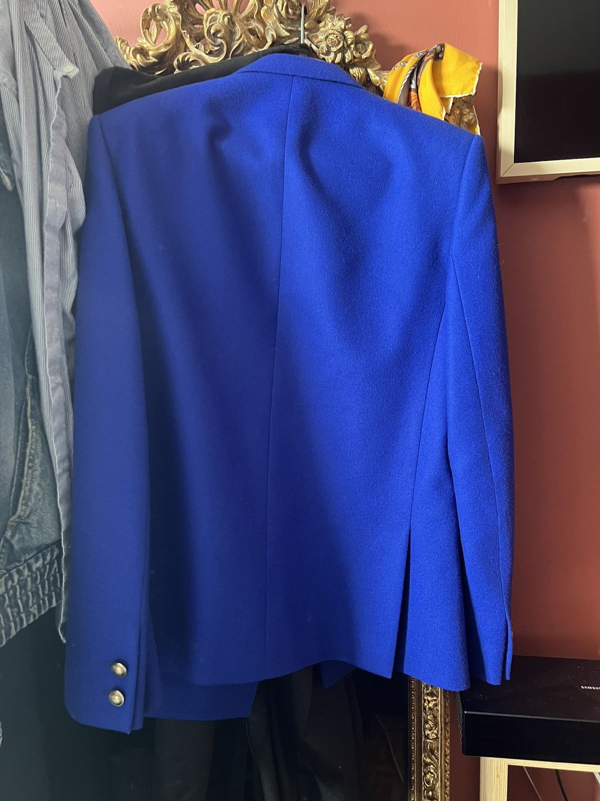 Saint Laurent Paris Blue blazer Saint Laurent with gold buttons size 50 rare Size 50R - 3 Thumbnail