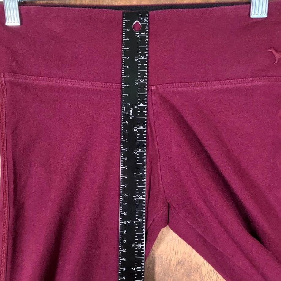 Vintage VINTAGE Victoria's Secret PINK Yoga Womens Pants Maroon Activewear Leggings XS Size 26" / US 2 / IT 38 - 6 Thumbnail