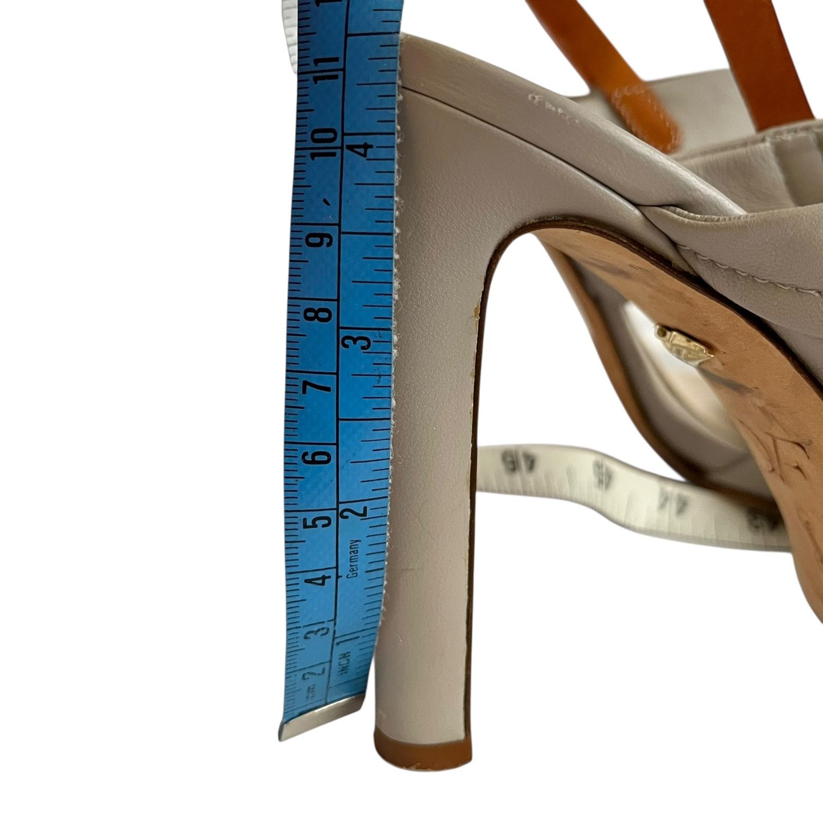 Diane von Furstenberg Diane Von Furstenberg Jacey Leather Slingback Sandals Heels Size US 7 / IT 37 - 12 Thumbnail