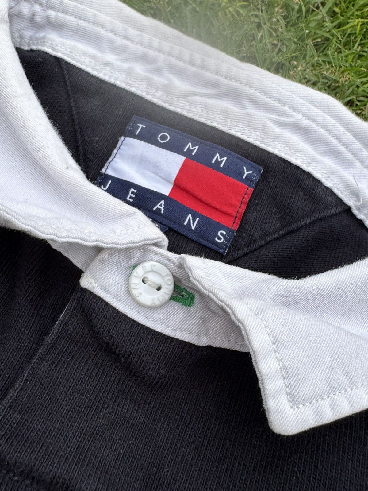 Tommy Hilfiger Tommy Jeans Street Archives Capsule Flag Logo Polo Size US L / EU 52-54 / 3 - 7 Thumbnail