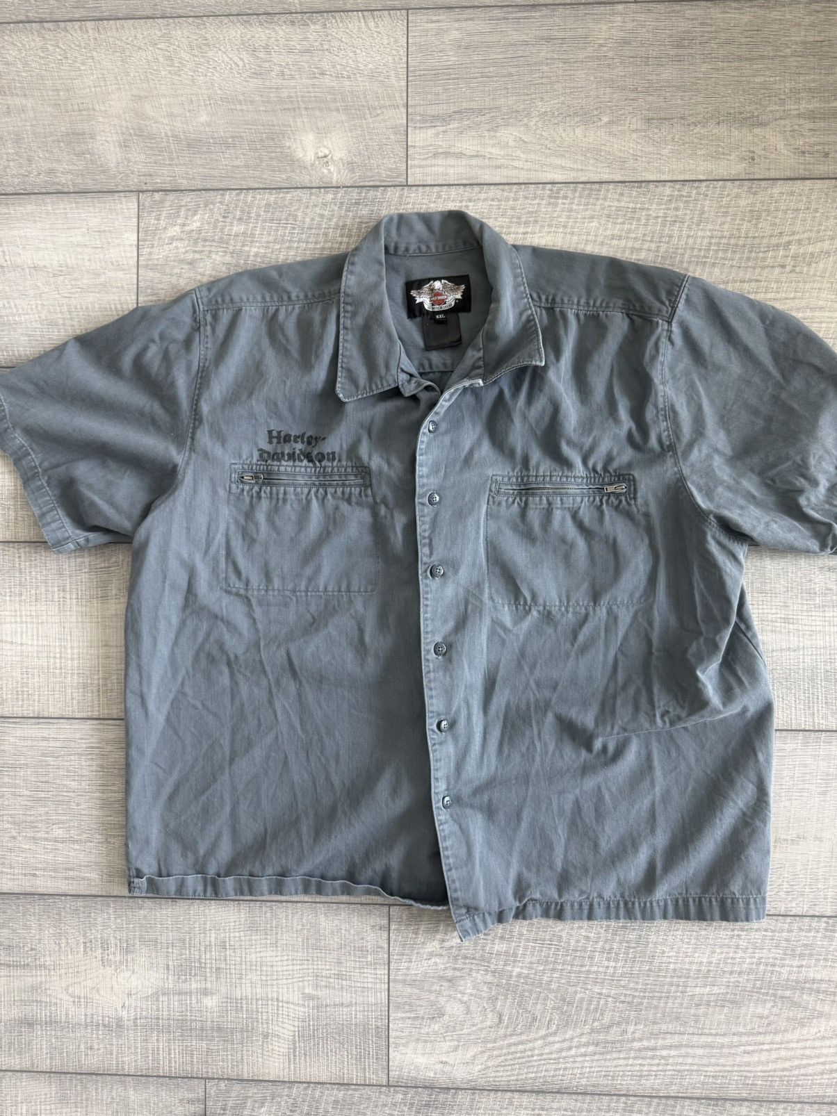 Harley Davidson Harley Davidson Zipper Button Up Size US XXL / EU 58 / 5 - 3 Thumbnail