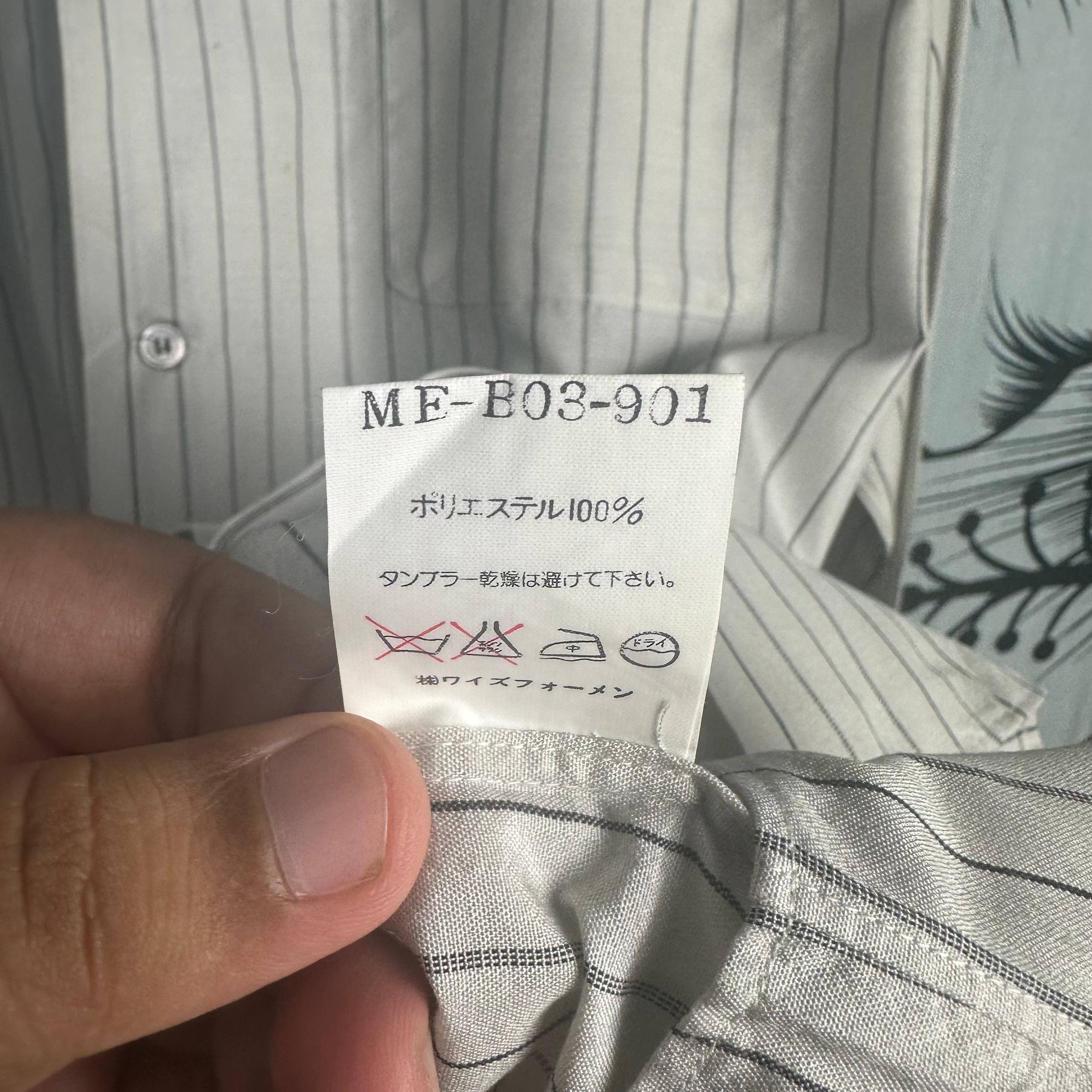 Yohji Yamamoto Archive Vintage 90s Yohji Yamamoto Y’s For Men Striped Shirt Size US XXL / EU 58 / 5 - 4 Thumbnail