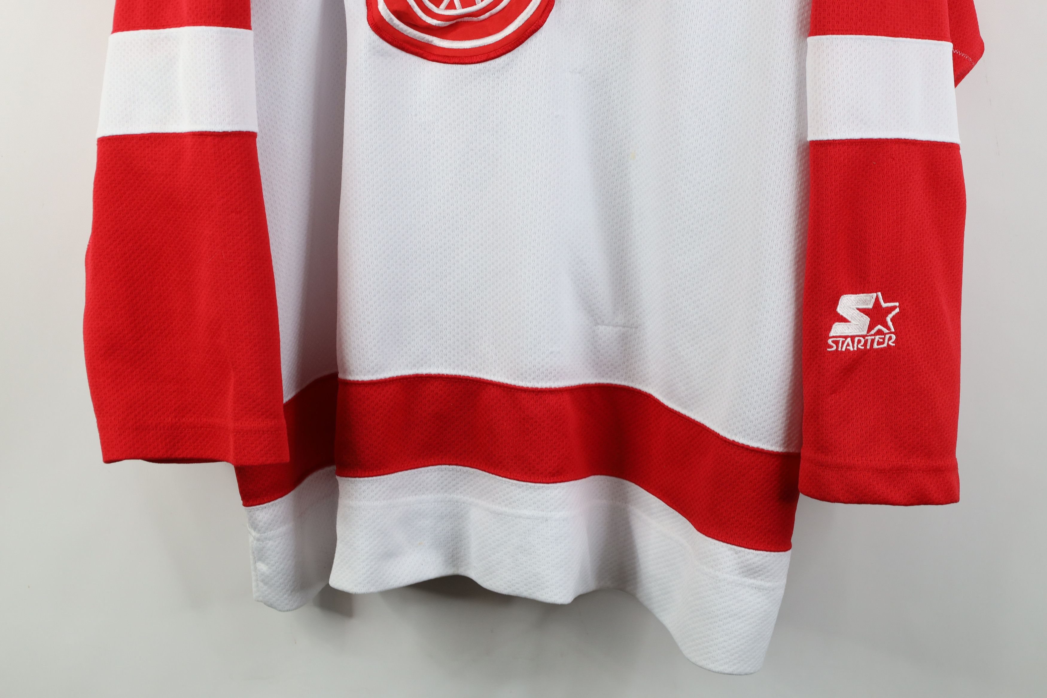 Starter Vintage 90s Starter Red Wings Hockey Jersey 2Pac 2 Pac White Size US L / EU 52-54 / 3 - 3 Thumbnail