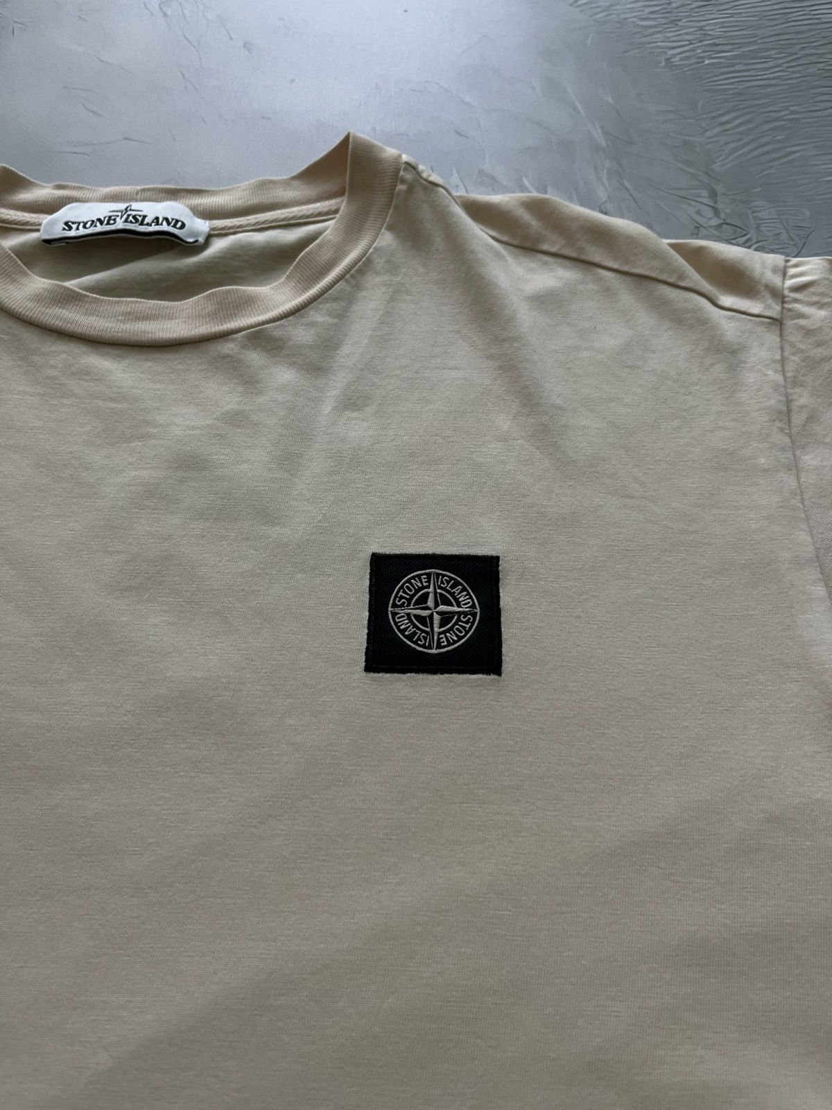 Stone Island Stone Island T-Shirt Streetwear Beige Italian Designer Size US M / EU 48-50 / 2 - 3 Thumbnail