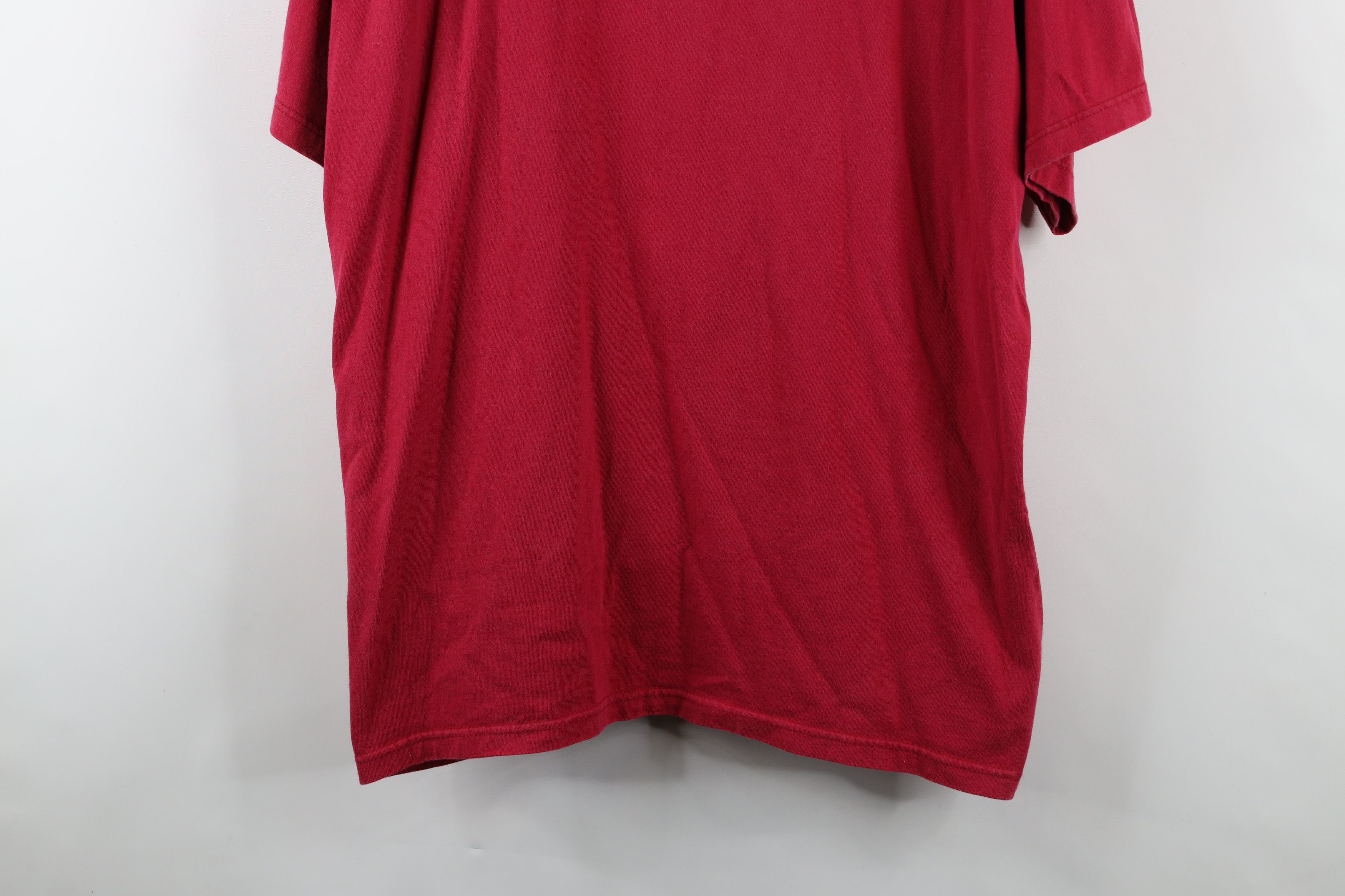 Coca Cola × Vintage Vintage 90s Coca Cola Spell Out Heavyweight T-Shirt Red USA Size US XL / EU 56 / 4 - 3 Thumbnail