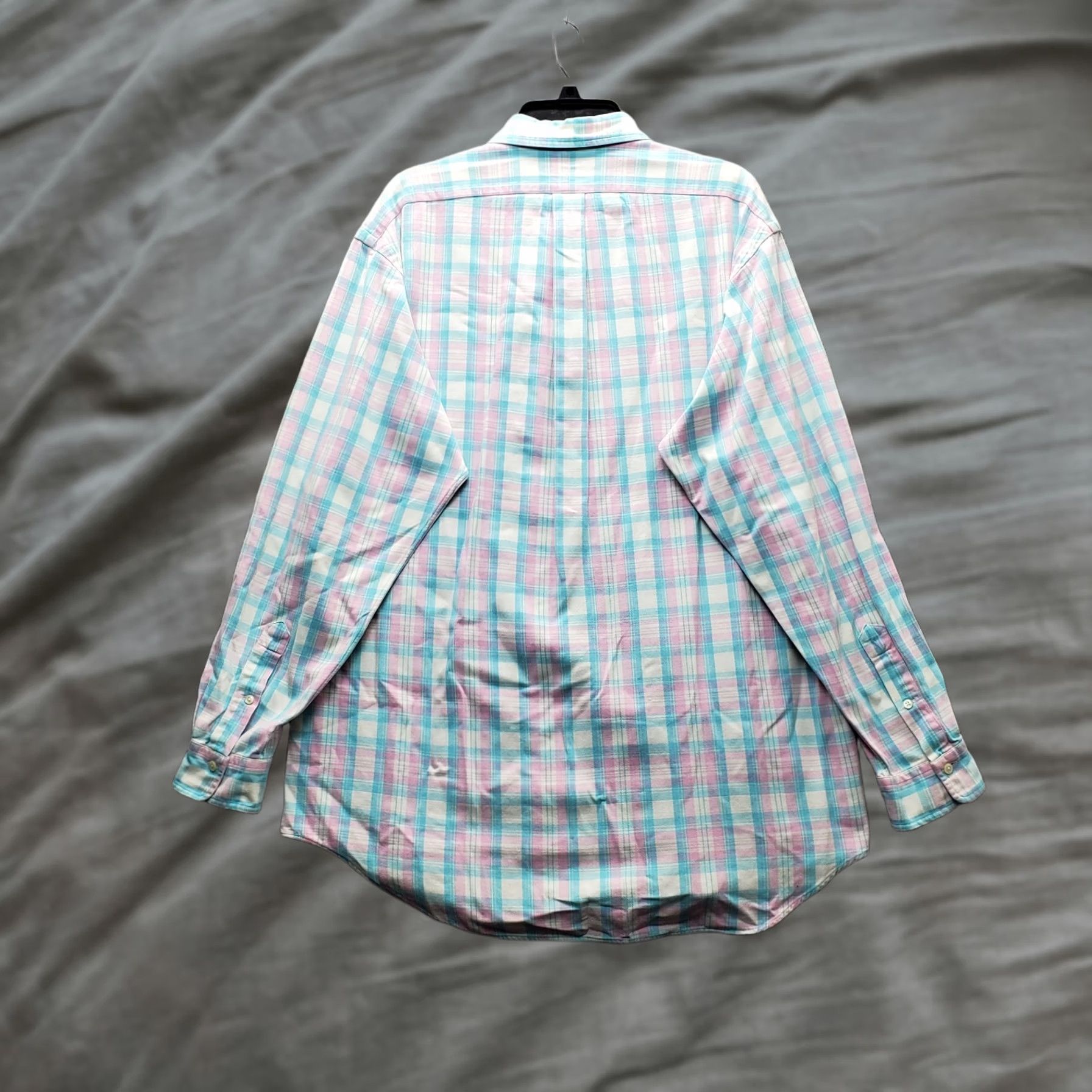 Ralph Lauren Vintage Ralph Lauren Shirt Mens L Multi Plaid Oxford Pony Logo Button-Down Size US L / EU 52-54 / 3 - 1 Thumbnail