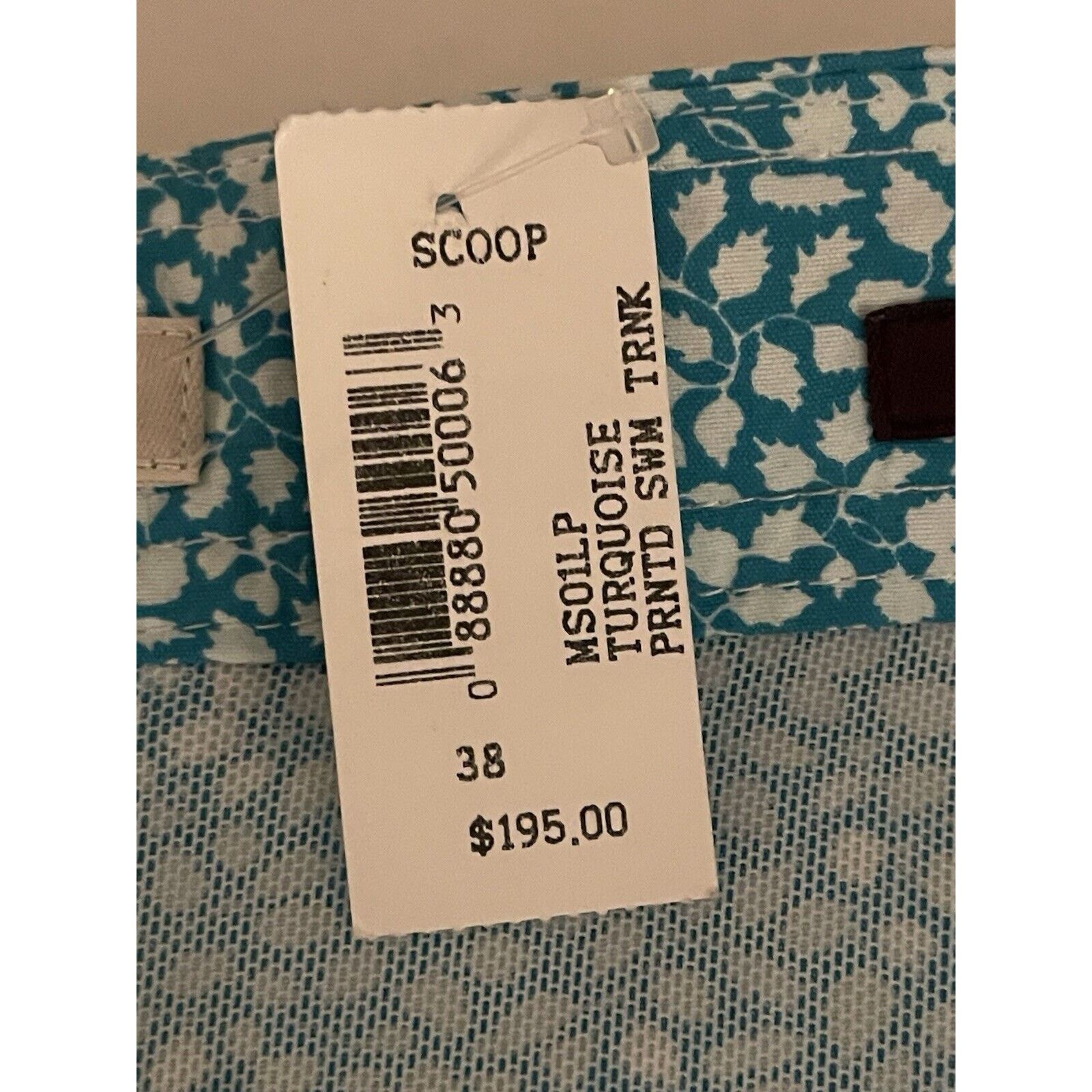 Onia Onia Men’s Swim Trunks Aqua Teal Zip Fly Size 38 New Size US 38 / EU 54 - 8 Thumbnail