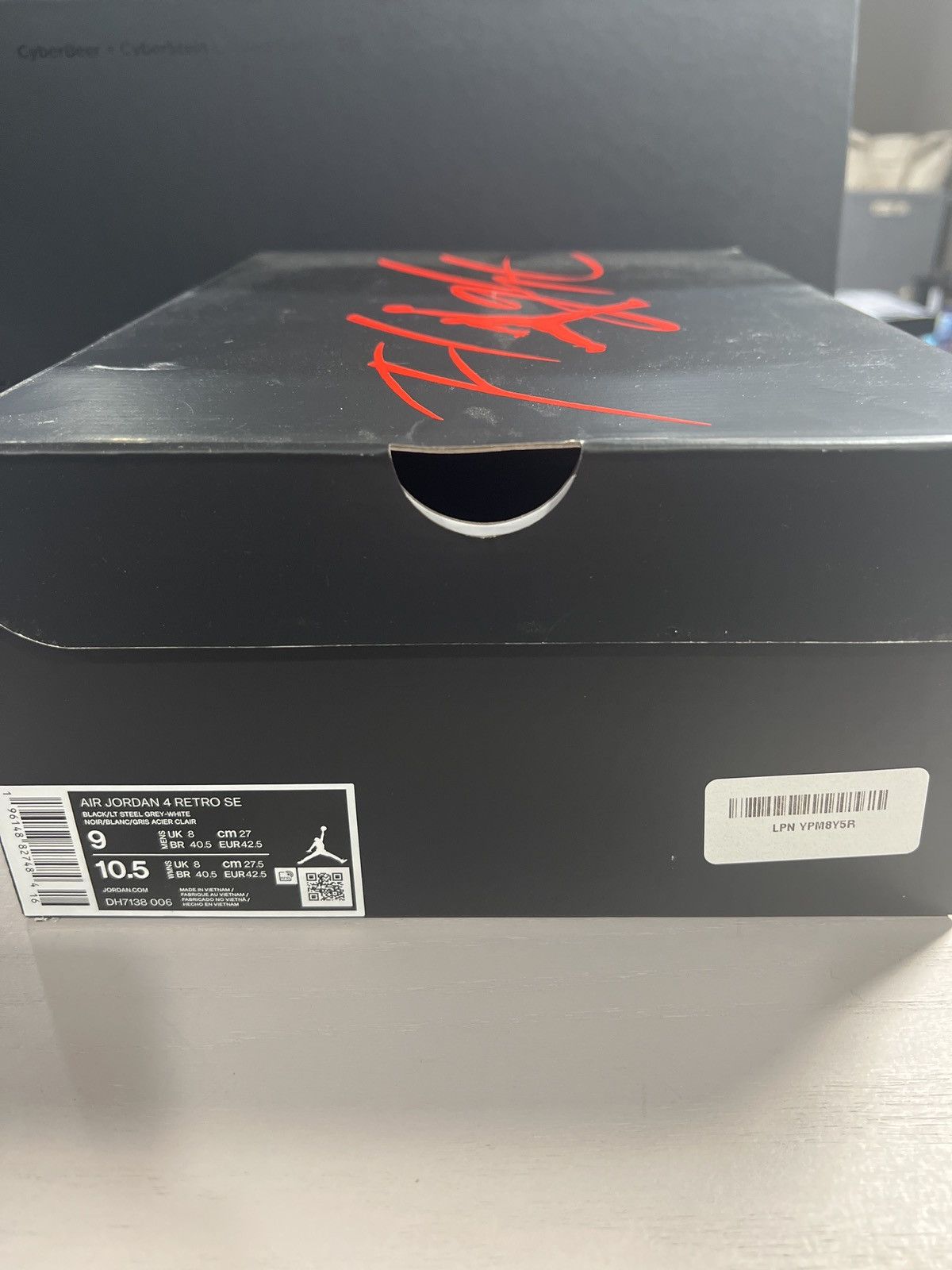 Jordan Brand Jordan 4 Black Canvas Size US 9 / EU 42 - 8 Thumbnail
