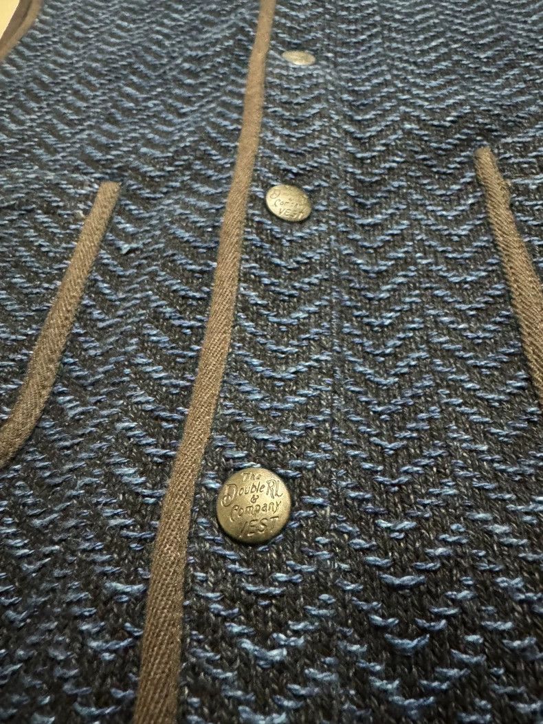 RRL Ralph Lauren RRL Ralph Lauren Blue dyed water ripple fisherman's vest Size US S / EU 44-46 / 1 - 3 Thumbnail