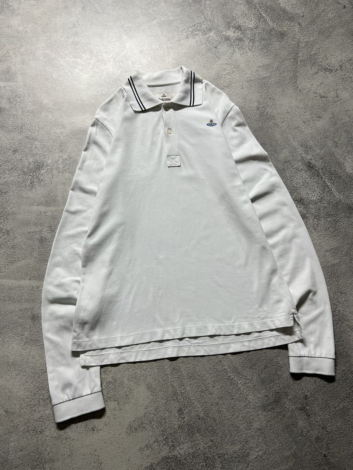Vintage Y2k Vivienne Westwood ? Long Sleeve Rugby Polo Shirt