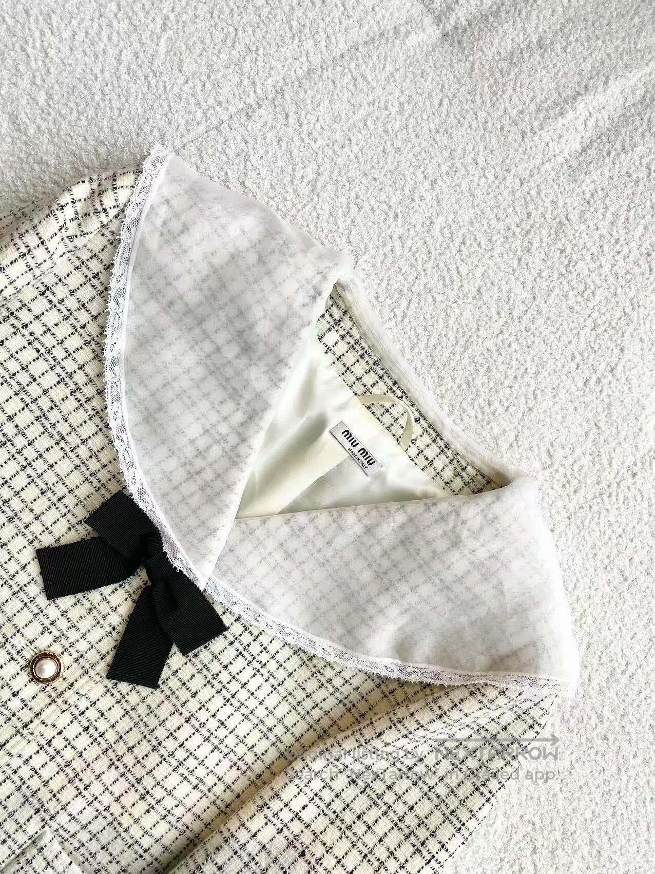 Miu Miu Miu Miu Bow decorate the coat| Size XS / US 0-2 / IT 36-38 - 4 Thumbnail