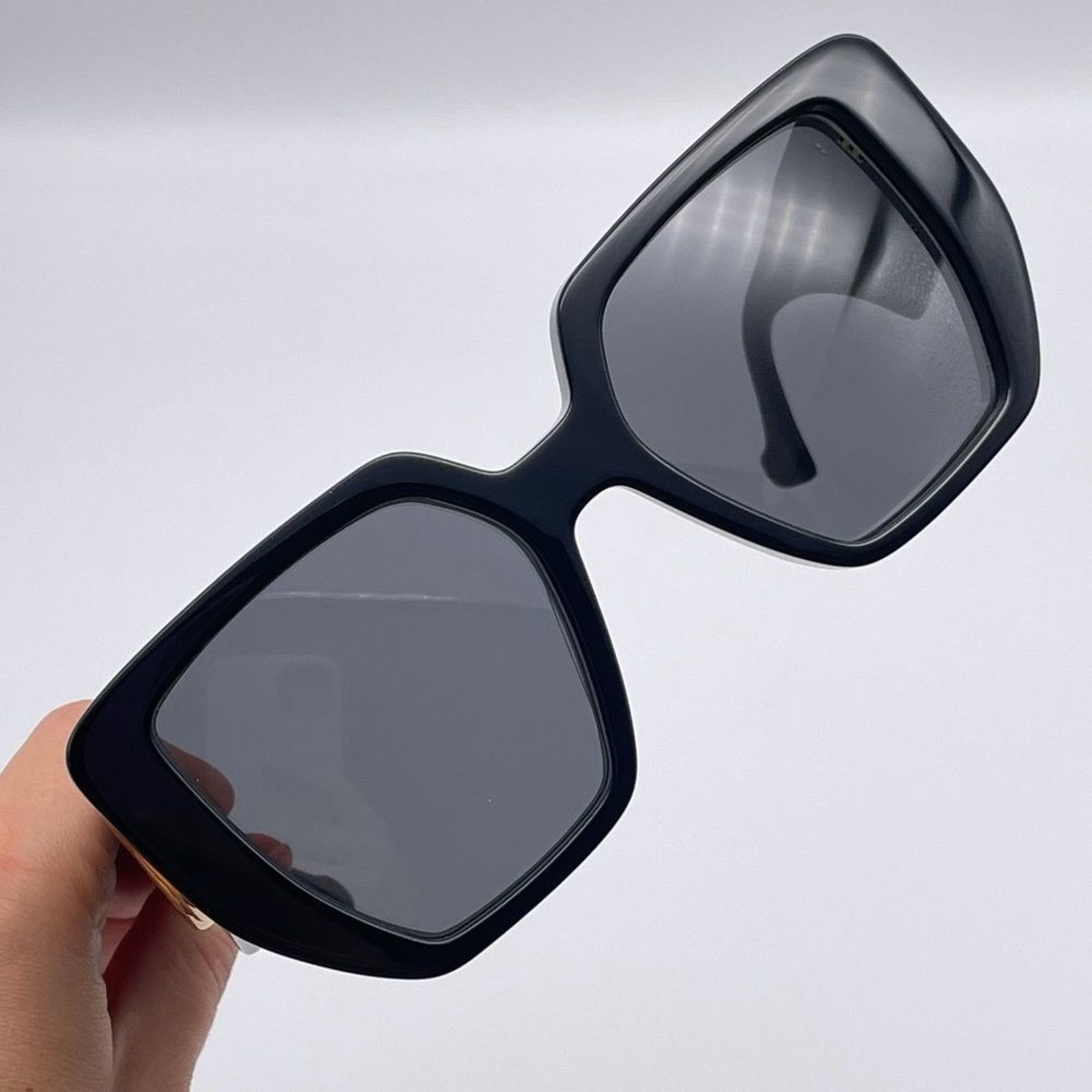 Gucci BRAND NEW GUCCI GG0956S 003 Women Black/Grey Sunglasses Size ONE SIZE - 8 Thumbnail