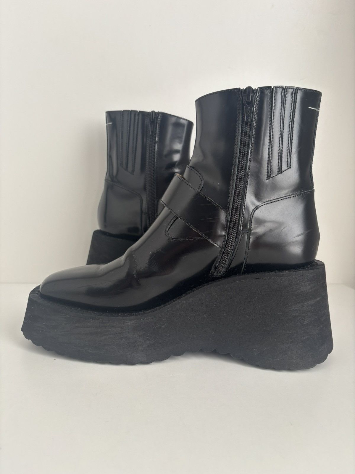 Maison Margiela Maison Margiela MM6 wedge boots Size US 8.5 / IT 38.5 - 6 Thumbnail
