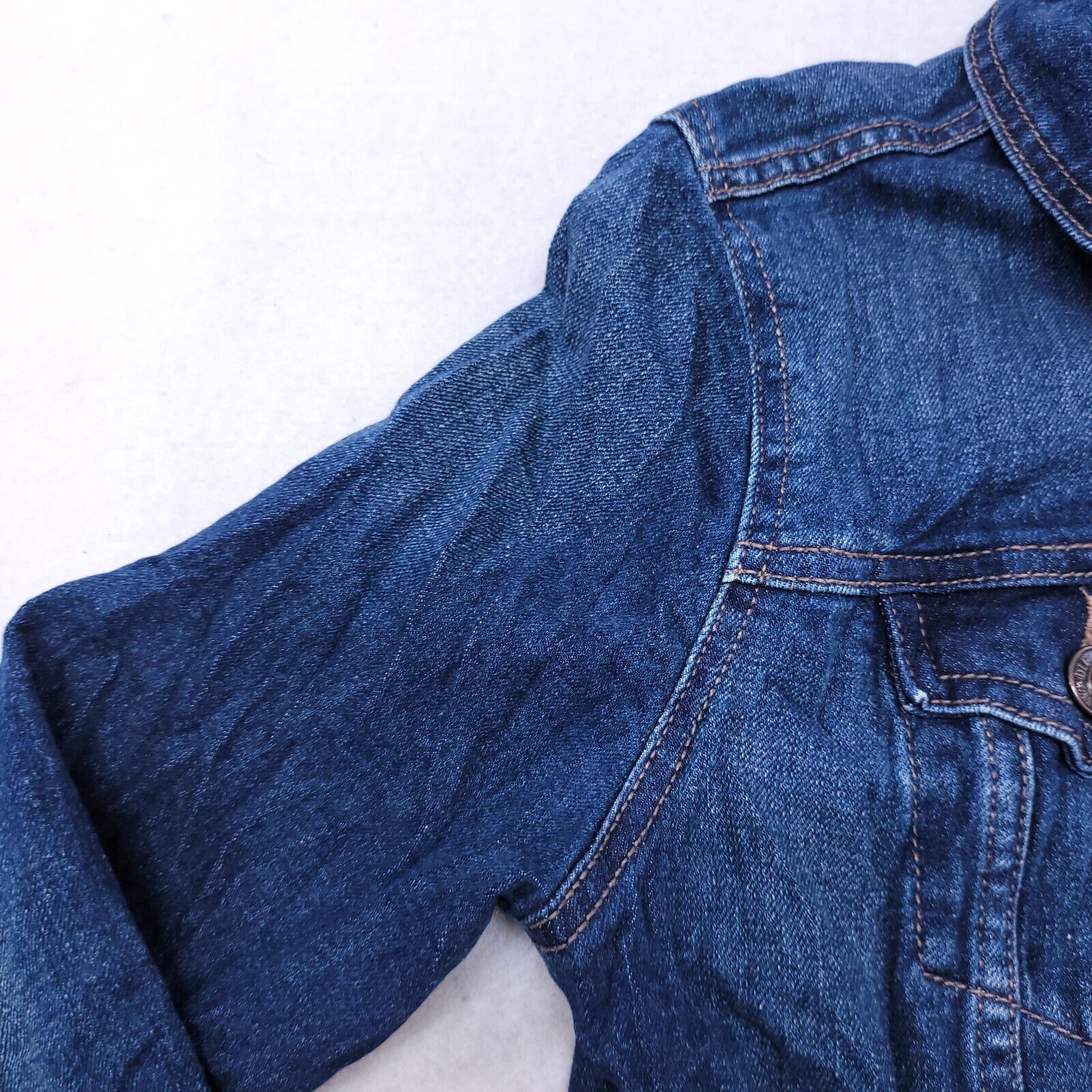 Old Navy Old Navy Button Up Jean Jacket Womens Size Small S Blue Size S / US 4 / IT 40 - 4 Thumbnail