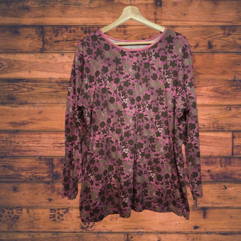 Other ONLY Necessities Pink Long Sleeve Tunic Shirt Large Size L / US 10 / IT 46 - 1 Thumbnail