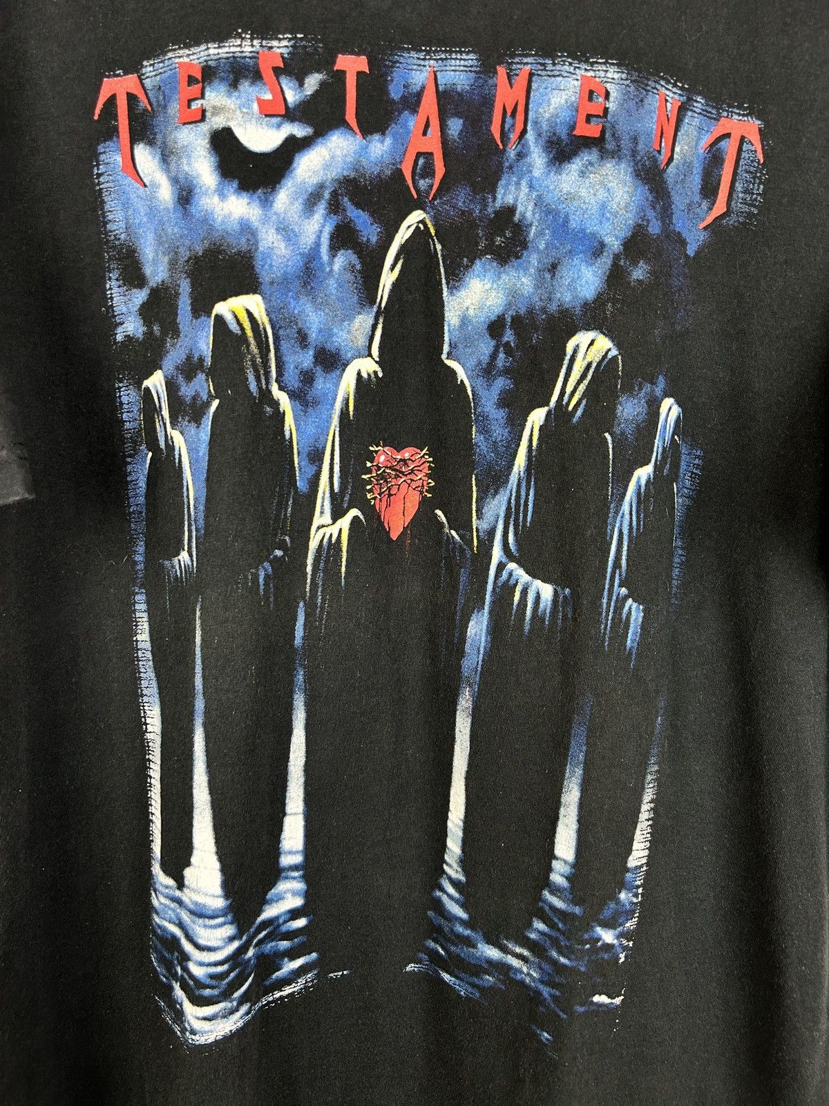 Band Tees 00s Vintage Testament 2004 Tour Souls Of Black Reprint Tee Size US XL / EU 56 / 4 - 2 Thumbnail