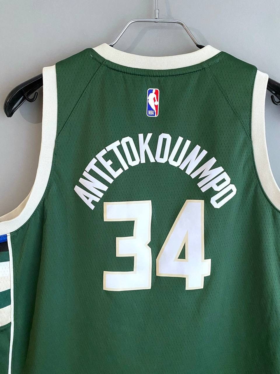 NBA × Nike NBA Milwaukee Bucks Jersey #34 ANTETOKOUNMPO Youth L 14/16 Size US XS / EU 42 / 0 - 10 Thumbnail