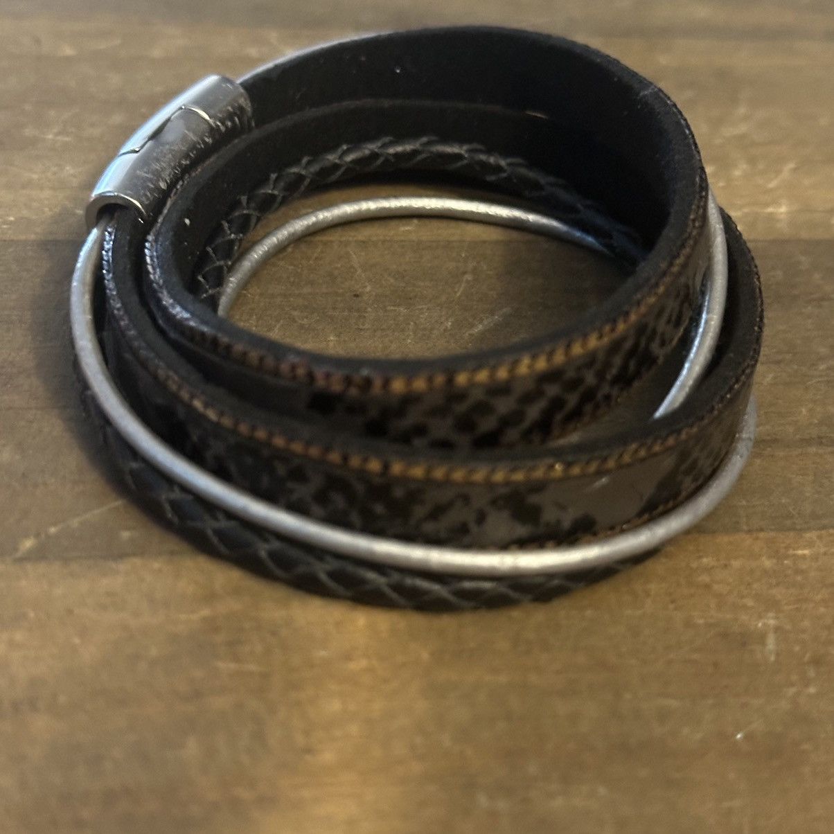 Other Multi strand leather wrap bracelet Size ONE SIZE - 6 Thumbnail