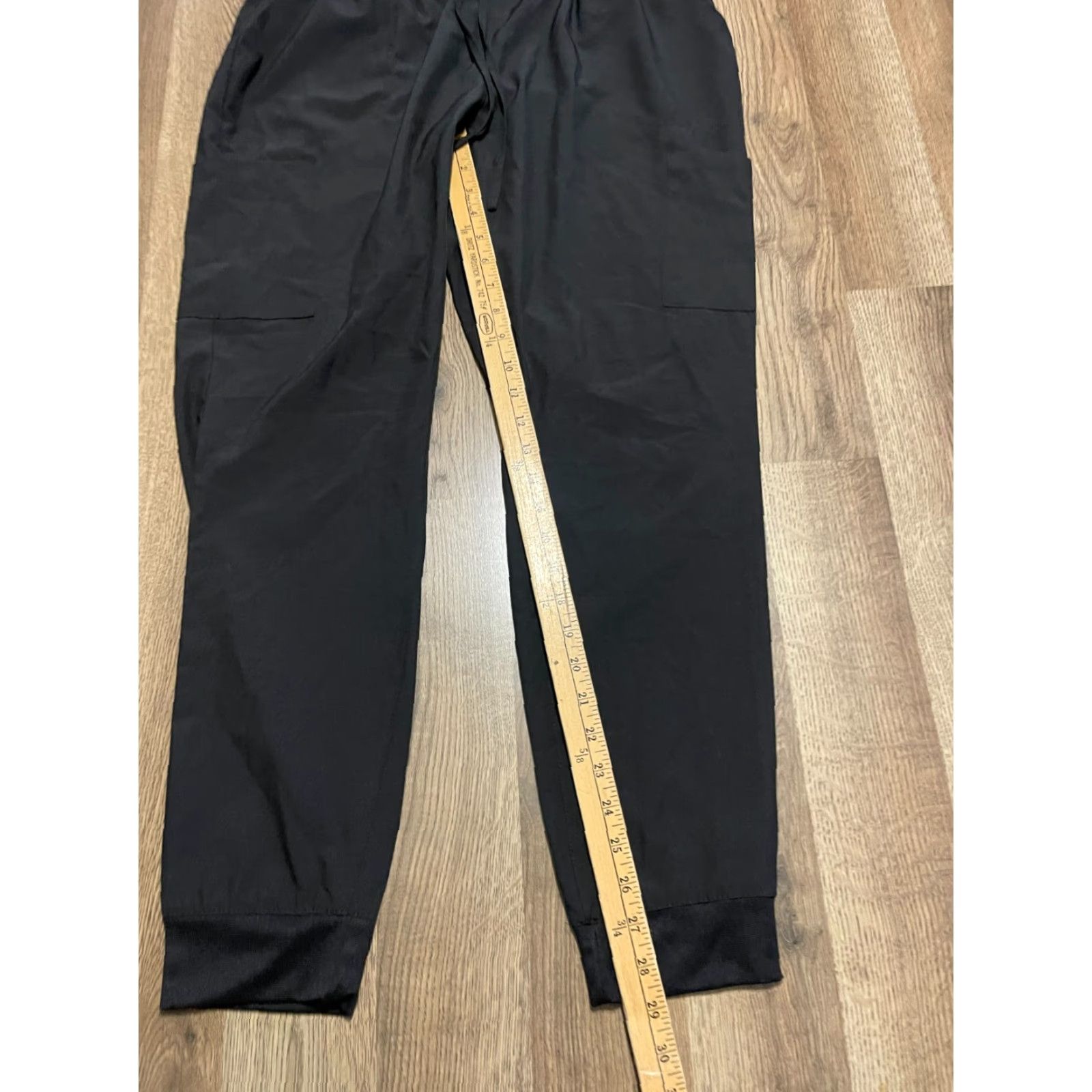 Vintage Pandamed Pants Women's Size Large Black Scrub Pants Pull On Size 36" / US 14 / IT 50 - 7 Thumbnail