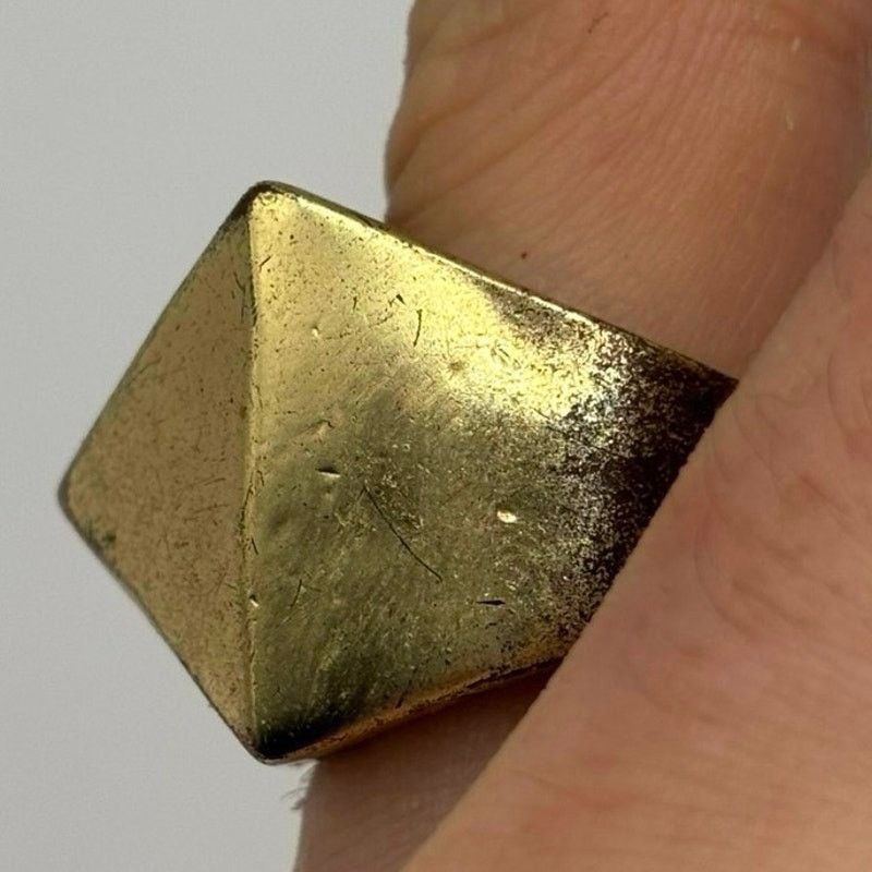 Other Vintage Gold Rockstud Ring Size ONE SIZE - 3 Thumbnail