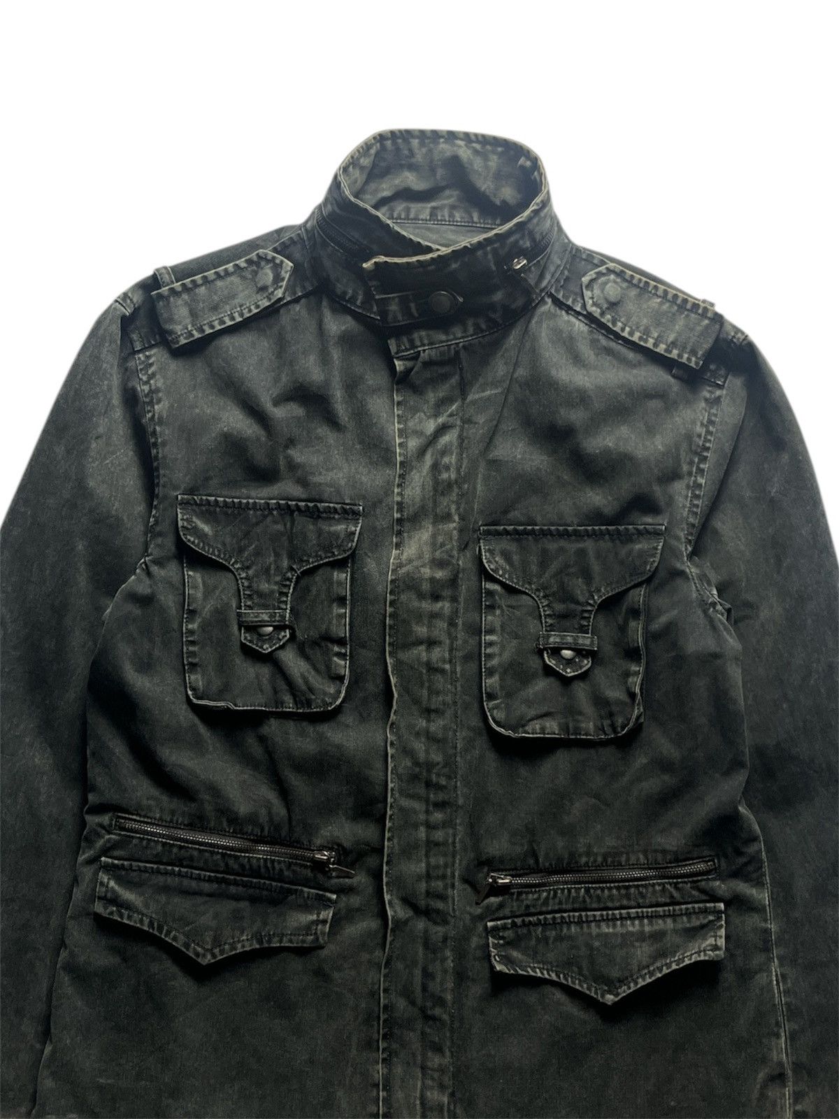 Japanese Brand × Le Grande Bleu (L.G.B.) × Yasuyuki Ishii Faded Create Barefoot Punk Multipockets Jacket Size US M / EU 48-50 / 2 - 6 Thumbnail