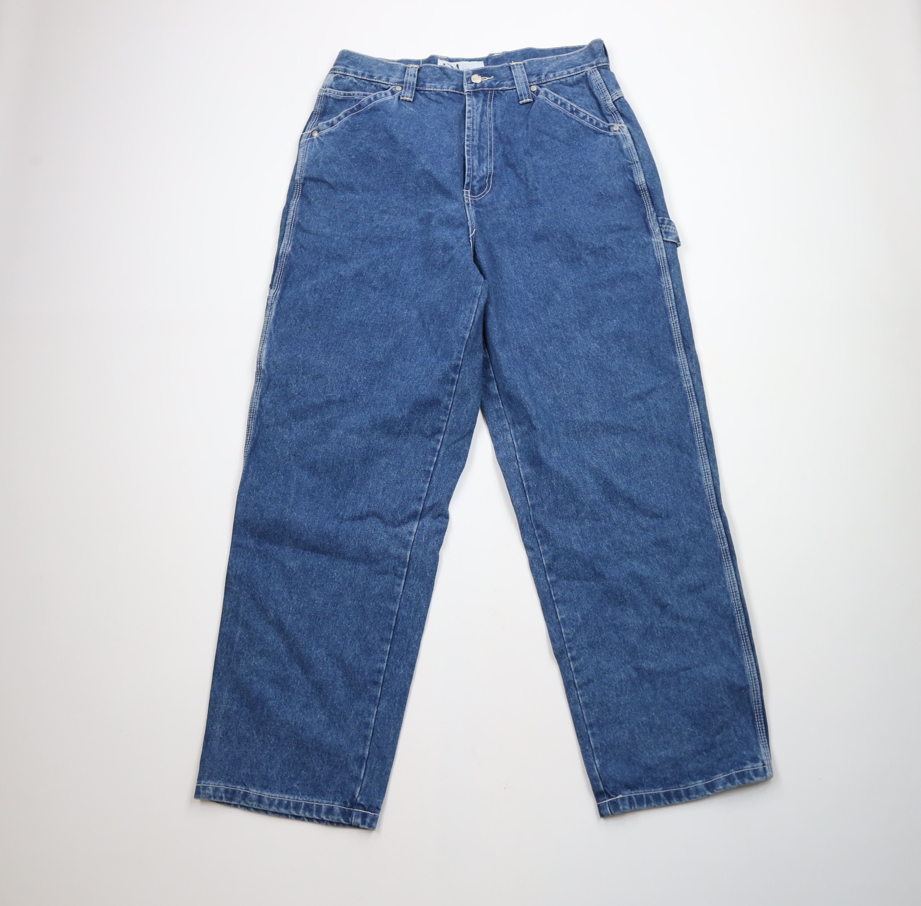 Vintage Deadstock Vintage 90s Streetwear Baggy Dungaree Denim Jeans Size US 34 / EU 50 - 1 Thumbnail