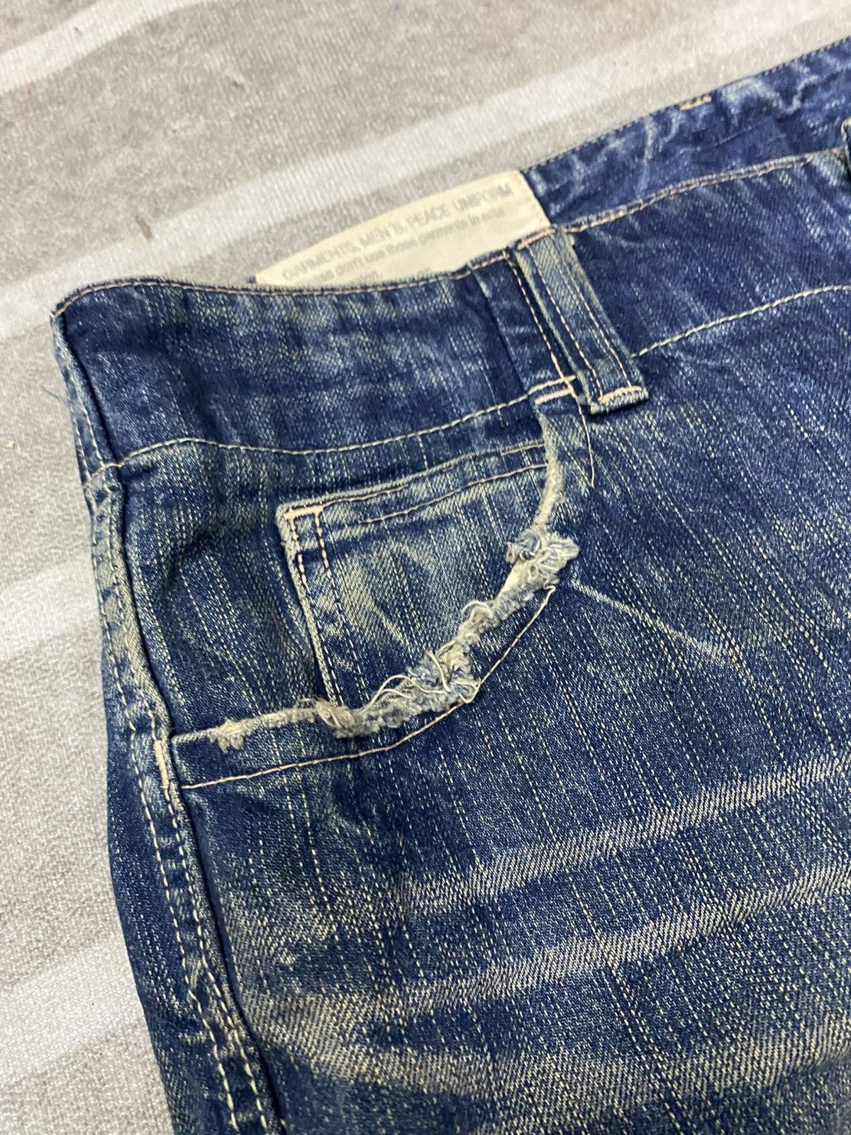 Japanese Brand × Johnbull Rare Vintage John Bull Military Cut Single Side Pocket Denim Size US 34 / EU 50 - 5 Thumbnail