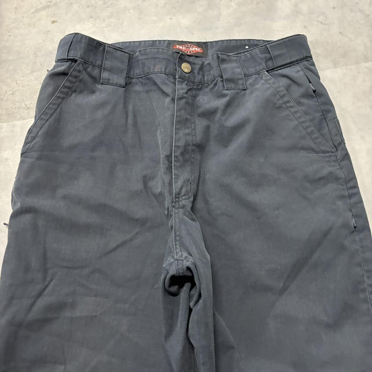 Japanese Brand × Vintage Crazy Vintage Y2K/2000s Baggy Faded Black Streetwear Workwear Skater Style Pants! Size US 33 - 4 Thumbnail