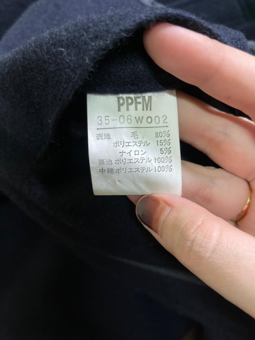 PPFM PPFM Japanese Archive Melton Wool Hooded Parka Coat - Size F Size US L / EU 52-54 / 3 - 4 Thumbnail