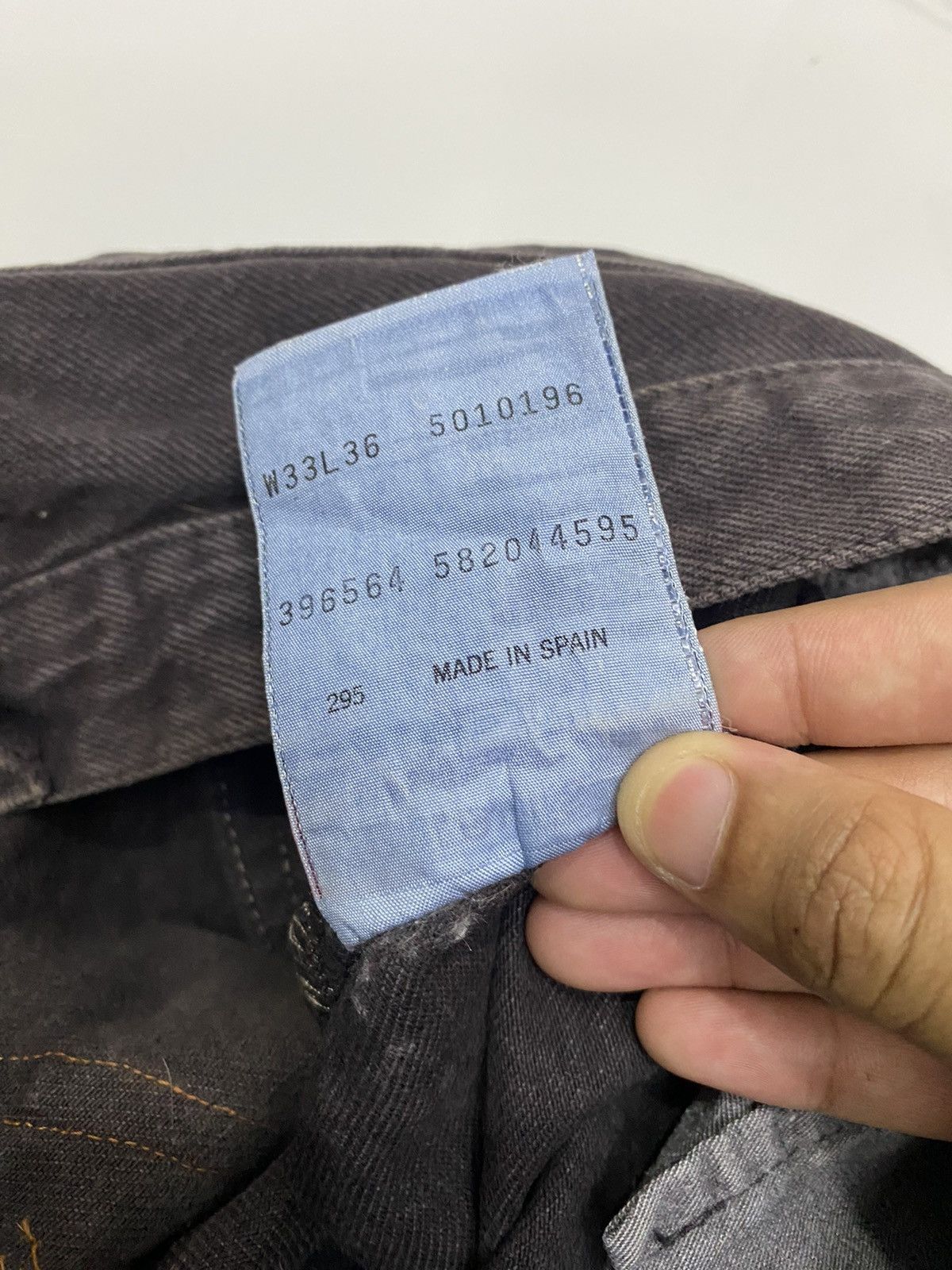 Levi's × Vintage LEVIS 501 MADE IN SPAIN FADED BLACK RELEASE HEM BAGGY JEANS Size US 30 / EU 46 - 8 Thumbnail