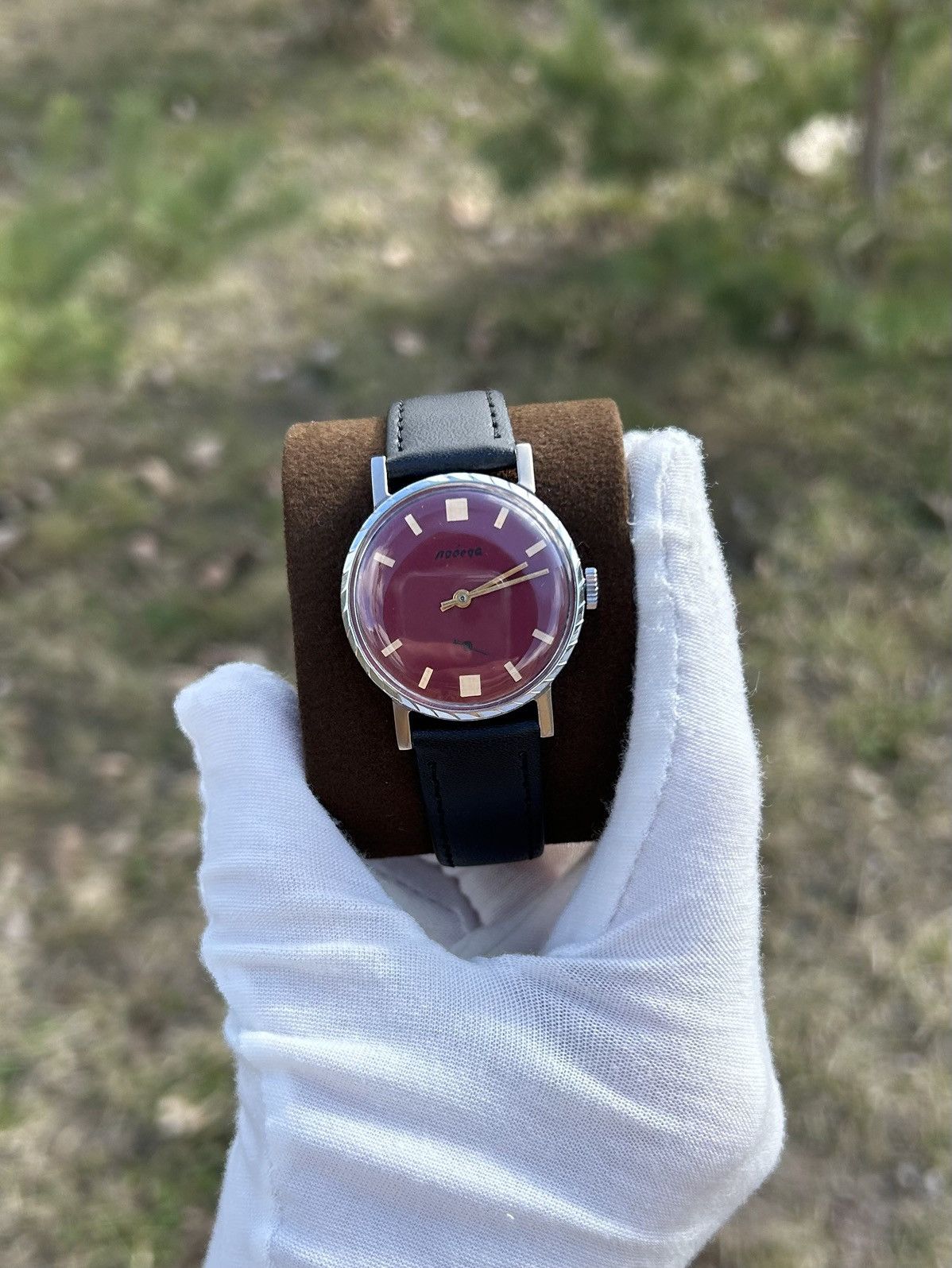 Vintage Vintage Watch Pobeda USSR Soviet Mechanical Retro 1970s Size ONE SIZE - 13 Thumbnail