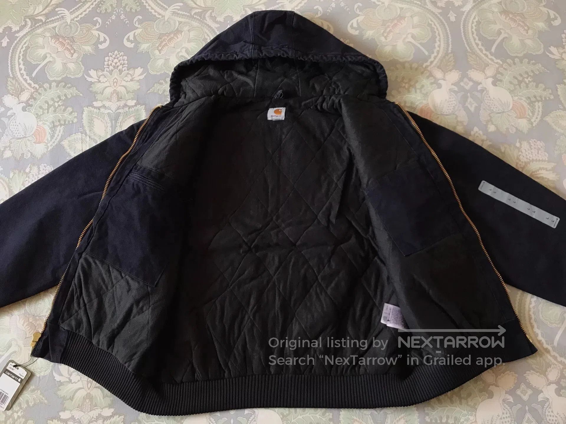 Carhartt Carhartt J130 Washed Canvas Hooded Jacket. Size US L / EU 52-54 / 3 - 3 Thumbnail