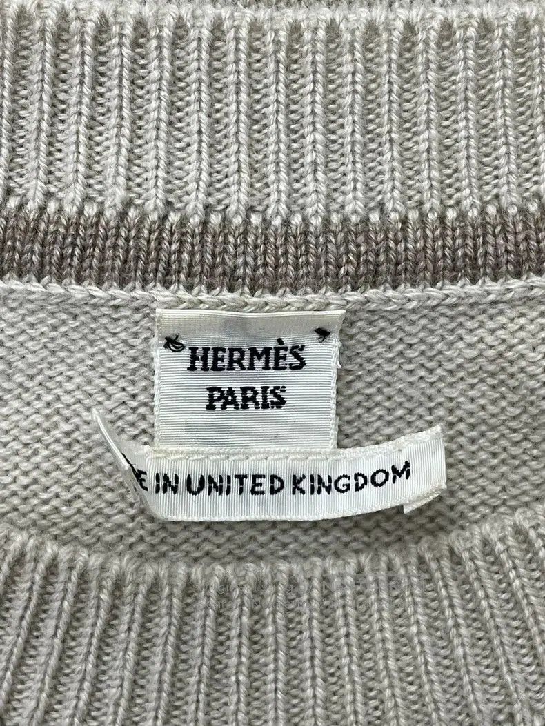 Hermes Hermes Beige Colorblock Cashmere Sweater. Size US M / EU 48-50 / 2 - 3 Thumbnail