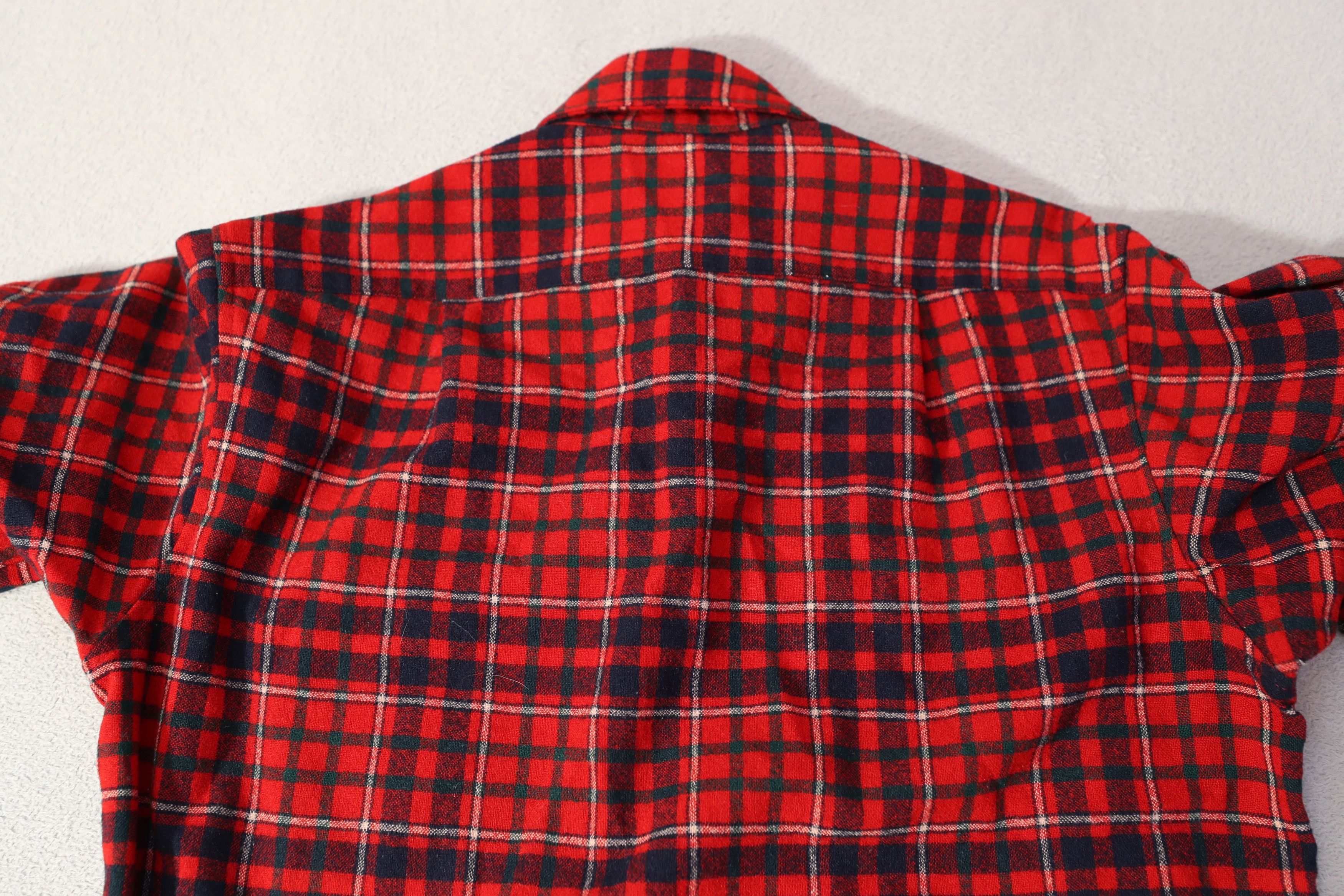 Pendleton Vintage Pendleton Wool Red Tartan Flannel (M) Size US S / EU 44-46 / 1 - 9 Thumbnail
