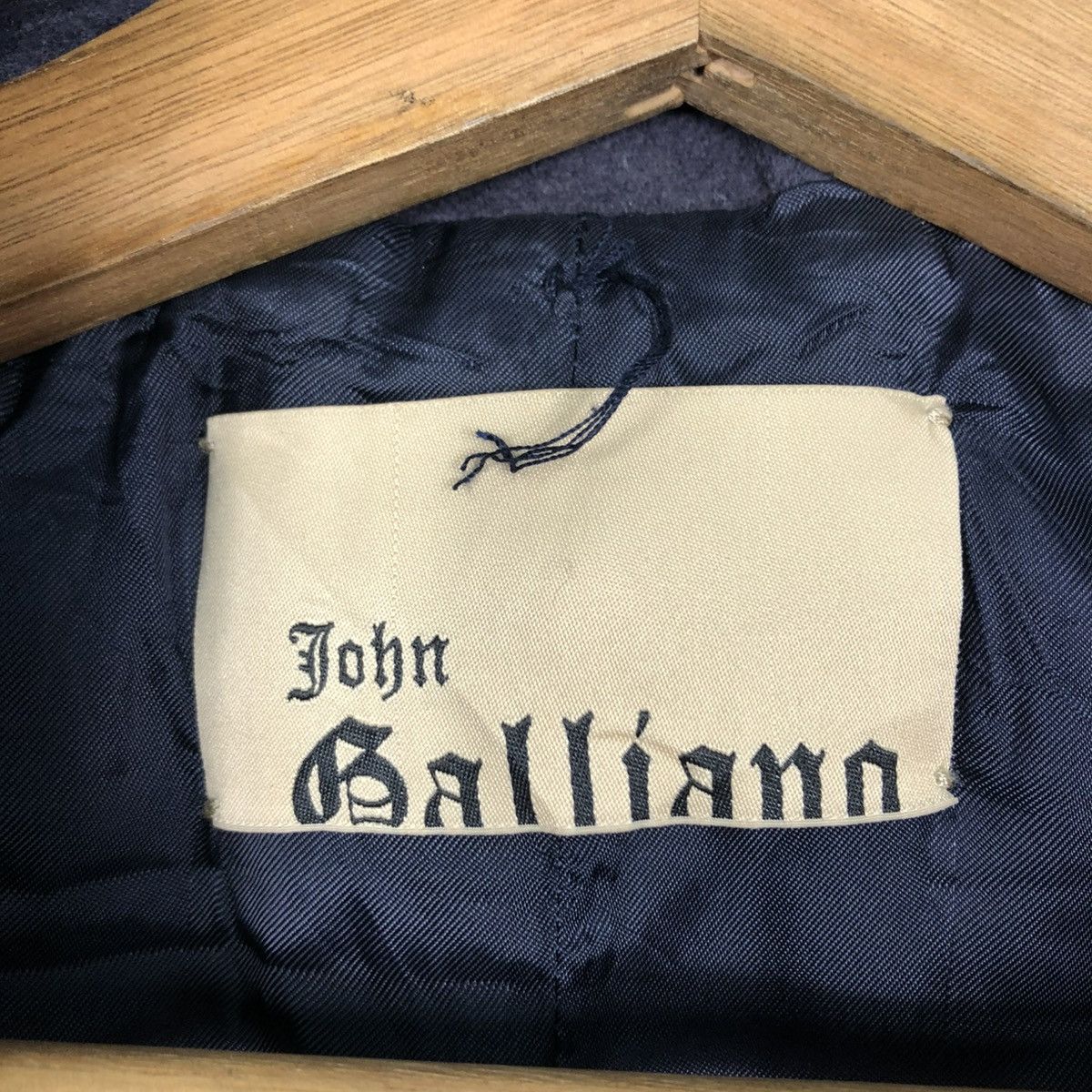 John Galliano 🔥BIKER JACKET DOUBLE COLLAR JOHN GALLIANO BIG LOGO BACK HIT Size US S / EU 44-46 / 1 - 20 Thumbnail