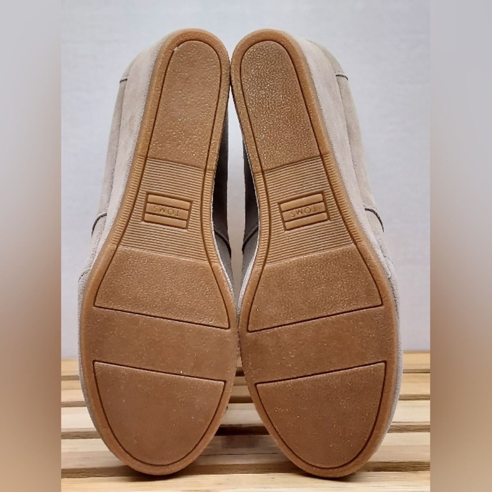 Toms TOMS Womens Beige Kala Wedge Ankle Booties Size 10 Size US 10 / IT 40 - 4 Thumbnail