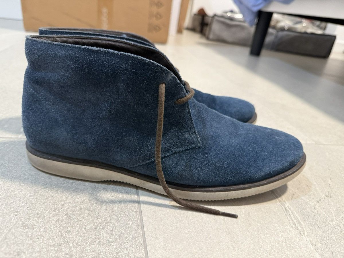 Hogan Navy Blue Hogan Chukka Boots Size US 9 / EU 42 - 1 Thumbnail