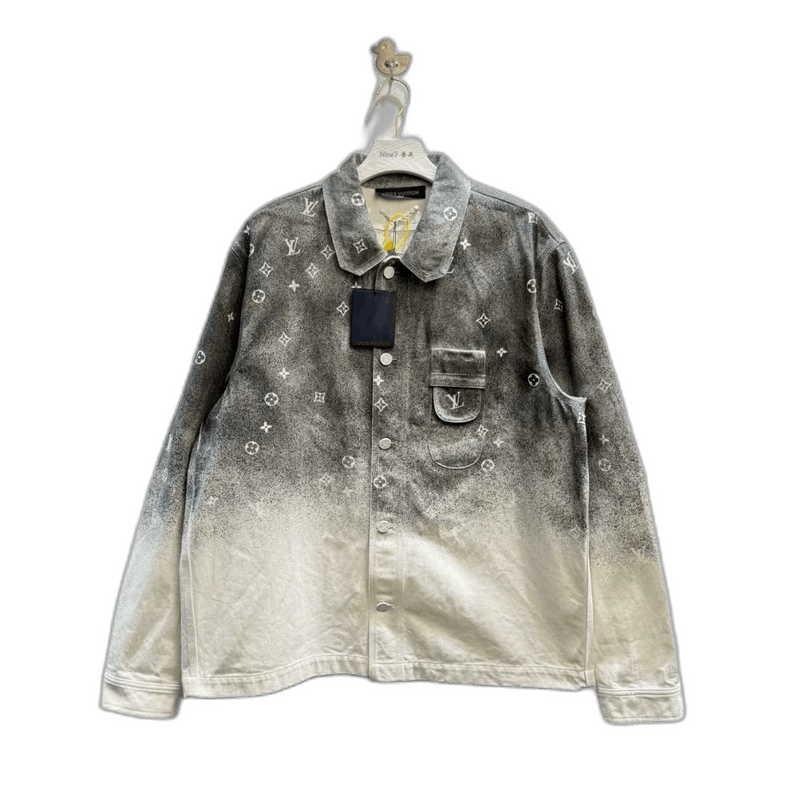 Louis Vuitton LV Louis Vuitton Gradient Denim Jacket 4XL-yf Size US XXL / EU 58 / 5 - 1 Thumbnail