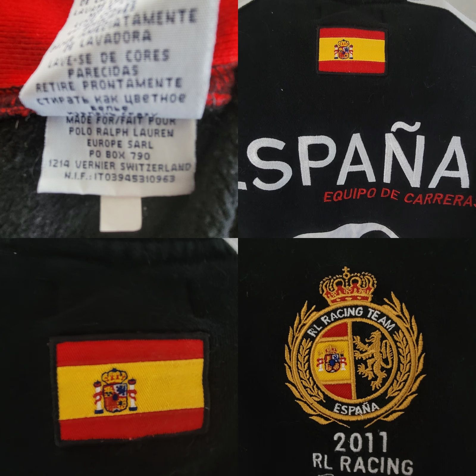 Polo Ralph Lauren VINTAGE Polo Ralph Lauren RL Racing Tracksuit Top Jacket XL Spain Multicoloured Racing/Activewear Mens Track Jacket Size US XL / EU 56 / 4 - 10 Thumbnail