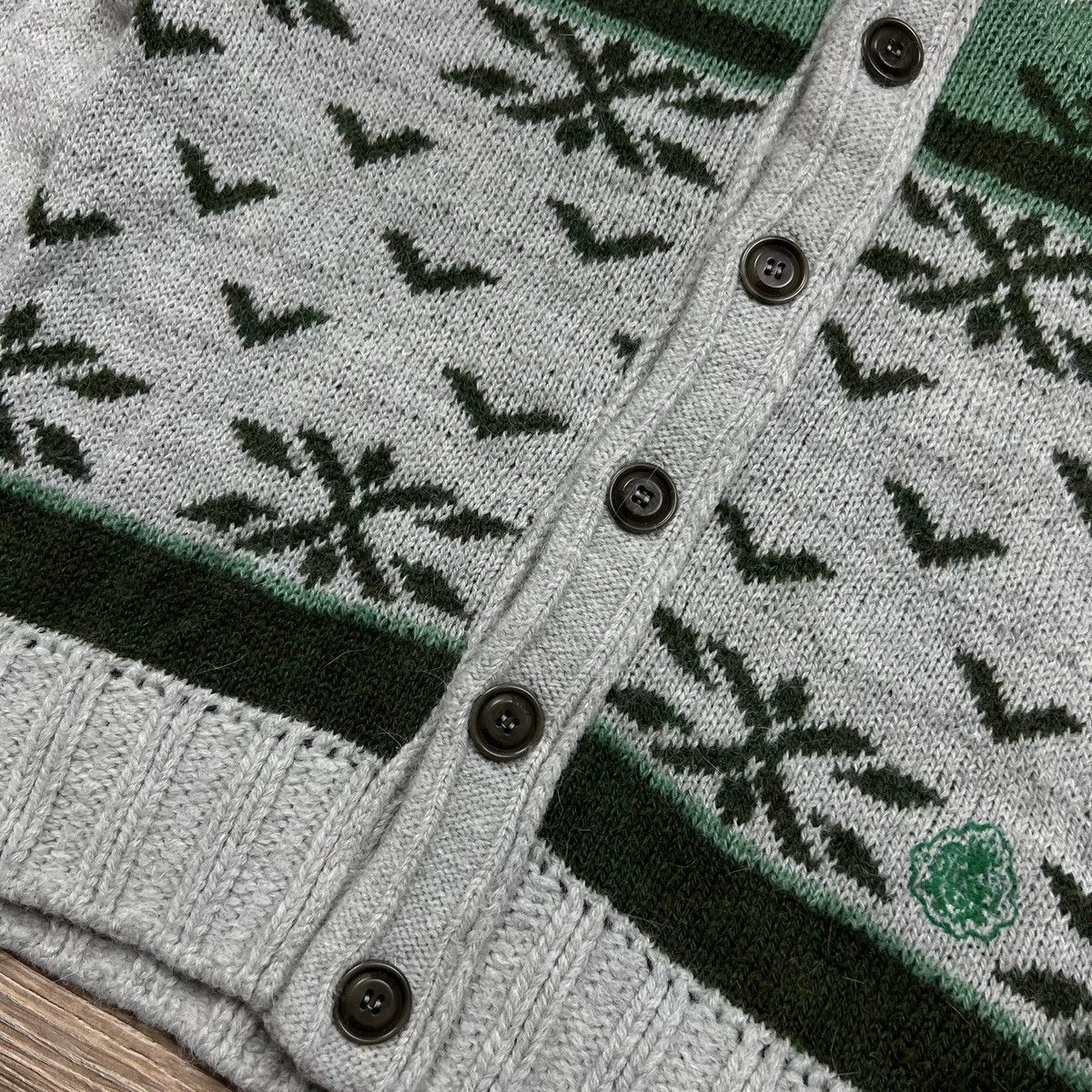 Diesel 00s Diesel Alpaca Wool Vintage Knit Button Up Sweater Size US L / EU 52-54 / 3 - 5 Thumbnail