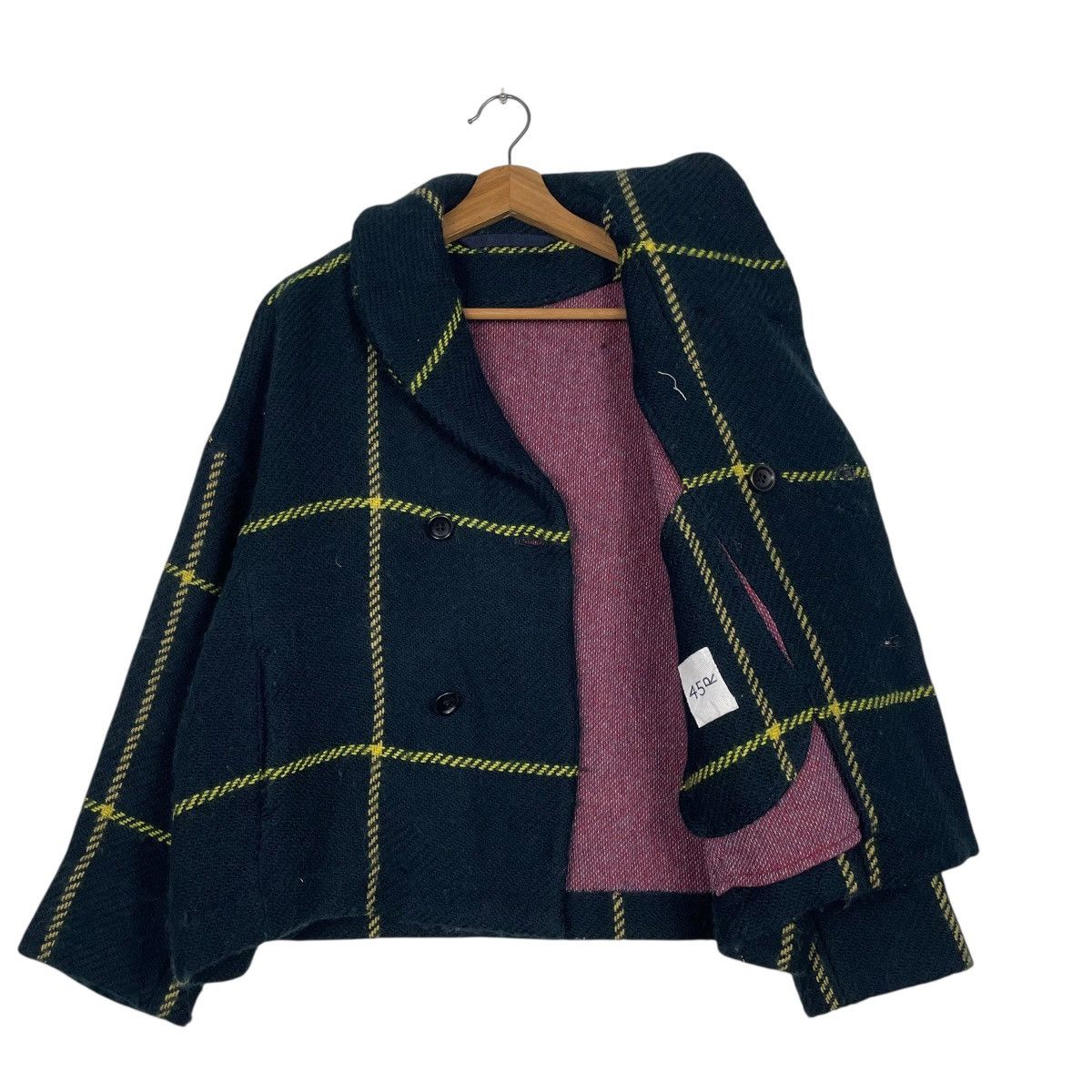 45rpm 45rpm Studio Double Breasted Tartan Wool Jacket Size US M / EU 48-50 / 2 - 9 Thumbnail